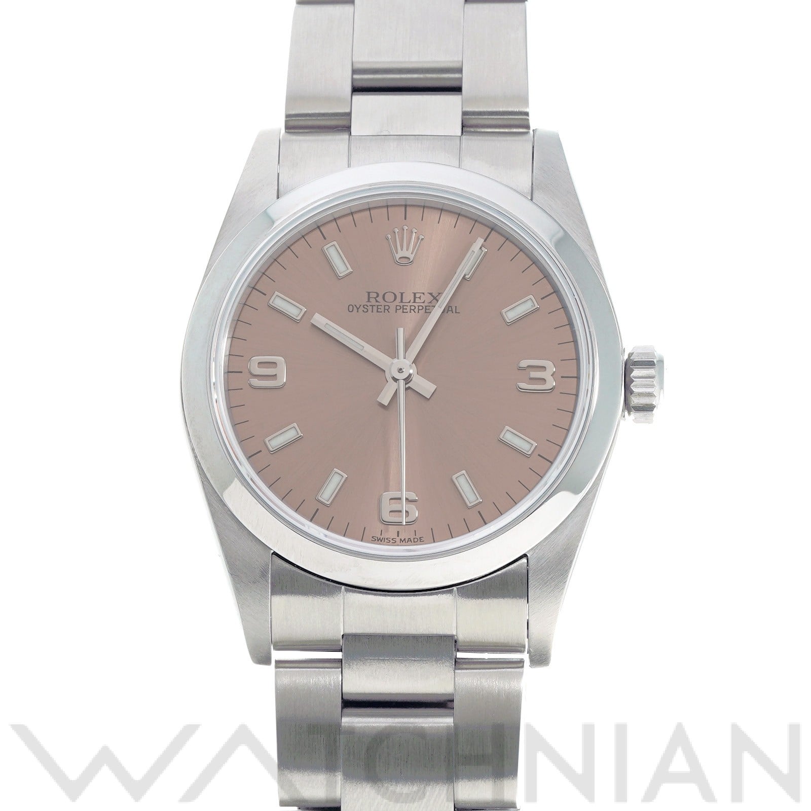 オイスターパーペチュアル 77080 K番(2001年頃製造) ピンク ロレックス ROLEX ユニセックス 【中古】