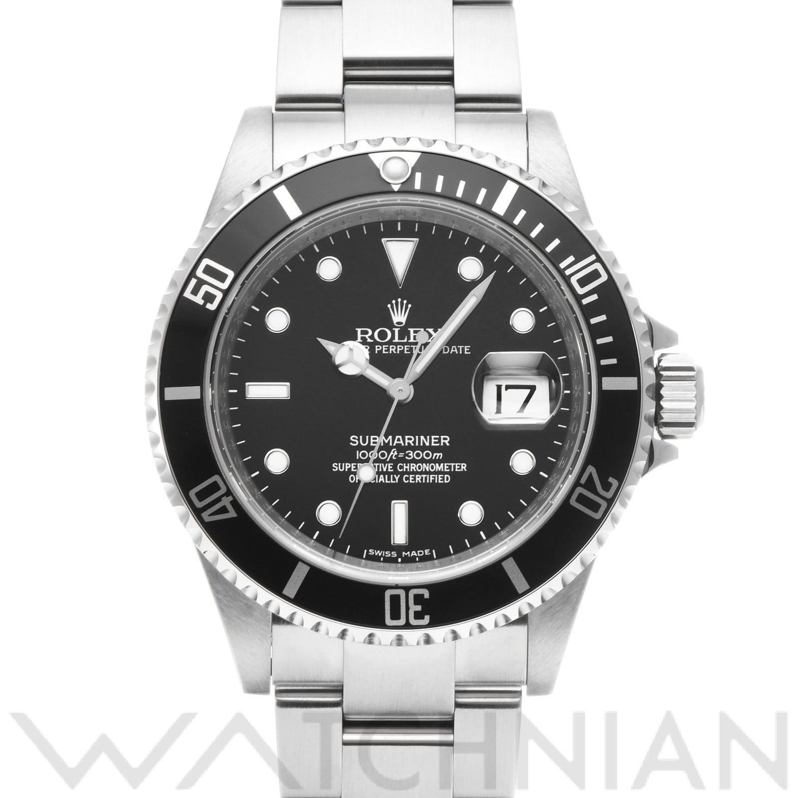 サブマリーナ デイト 16610 M番(2008年頃製造) ブラック ロレックス ROLEX メンズ 【中古】