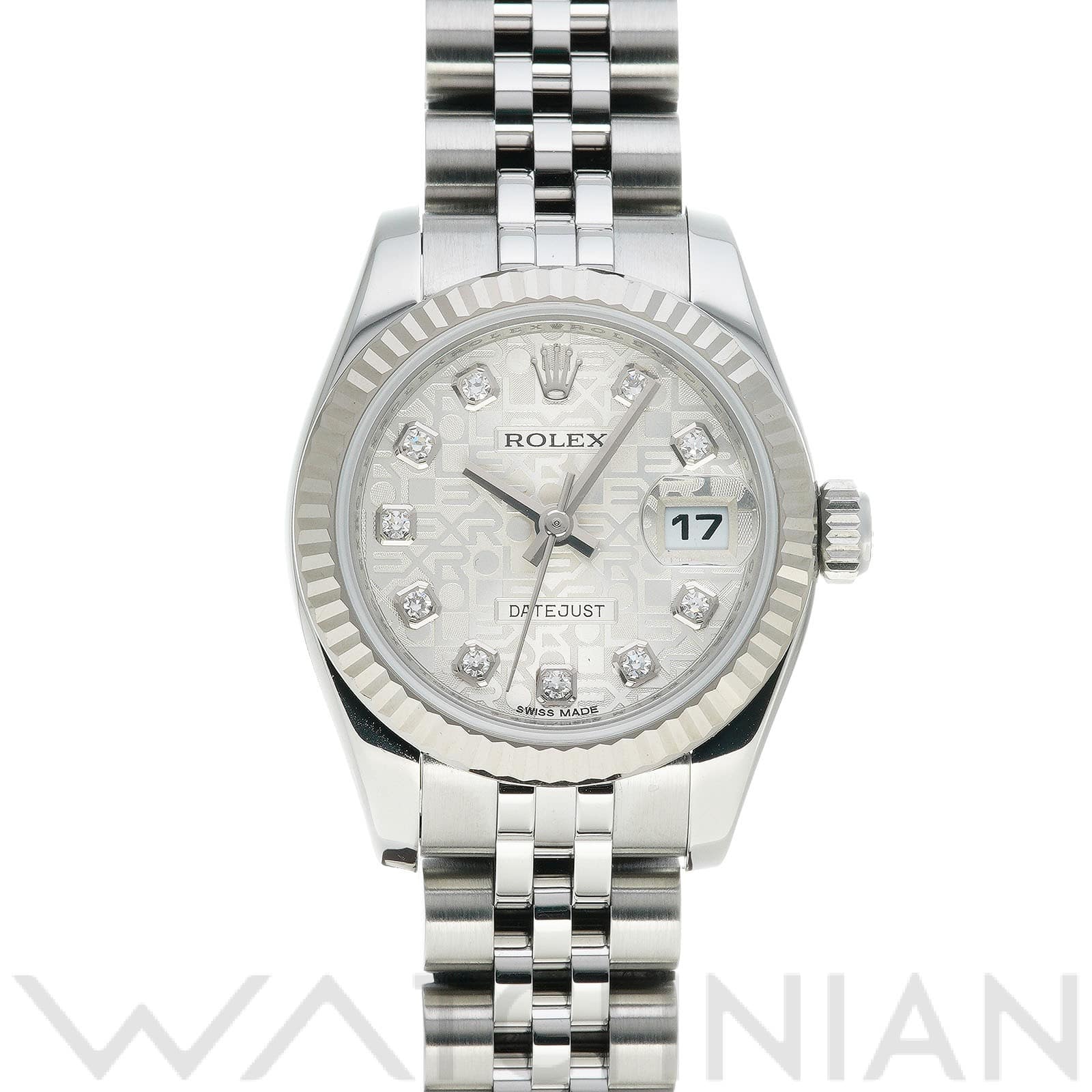 ロレックス デイトジャスト 26 179174G シルバーコンピュータ/ダイヤモンド レディース 時計 【中古】【wristwatch】