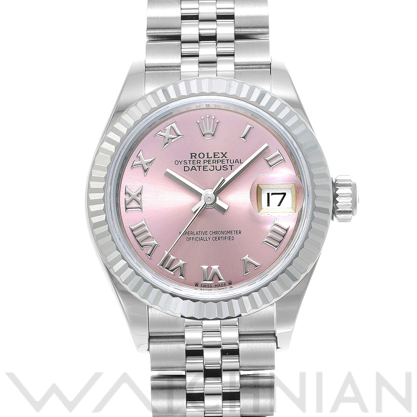 ロレックス レディ デイトジャスト 28 279174 ピンク レディース 時計 【中古】【wristwatch】