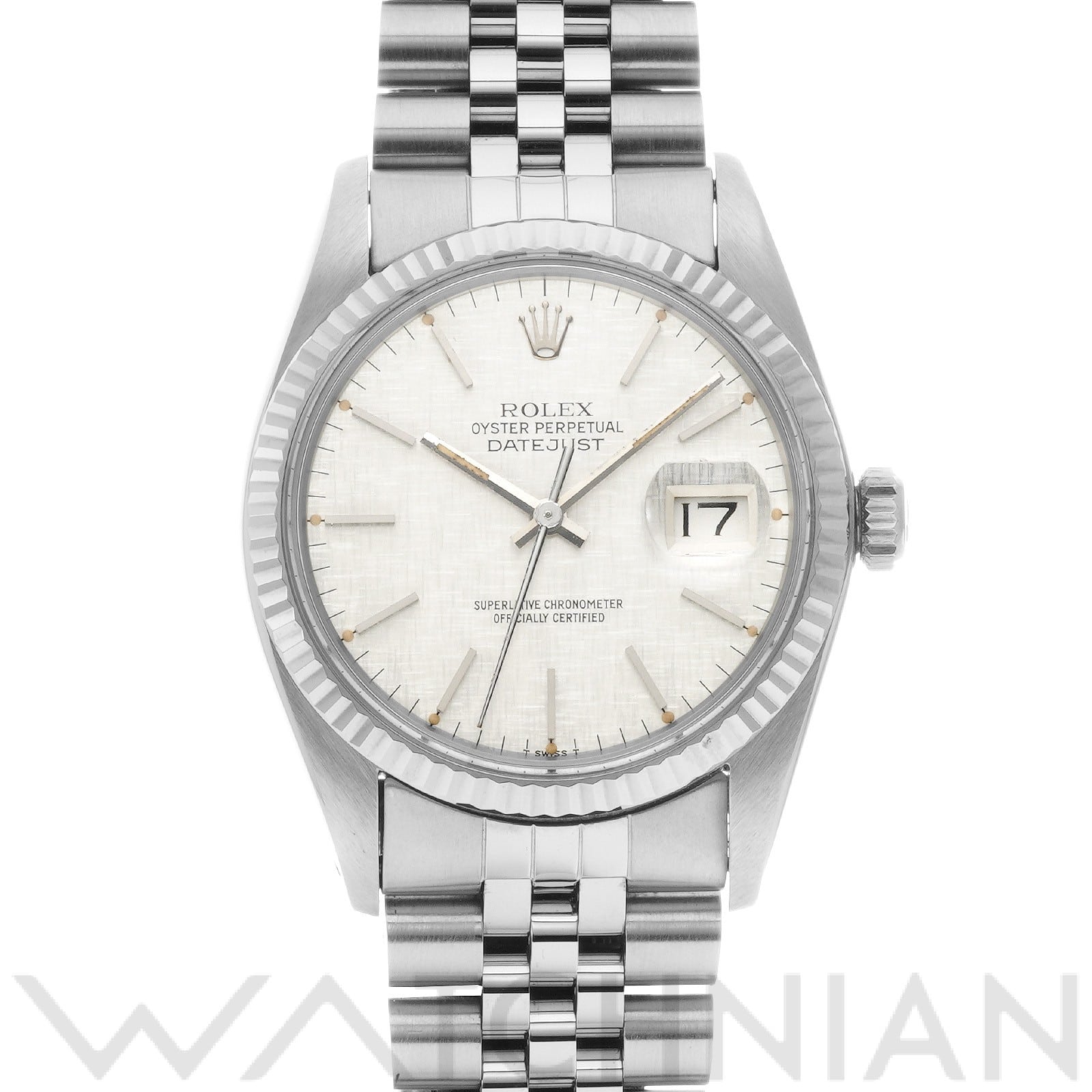 ロレックス デイトジャスト 16014 シルバーモザイク メンズ 時計 【中古】【wristwatch】