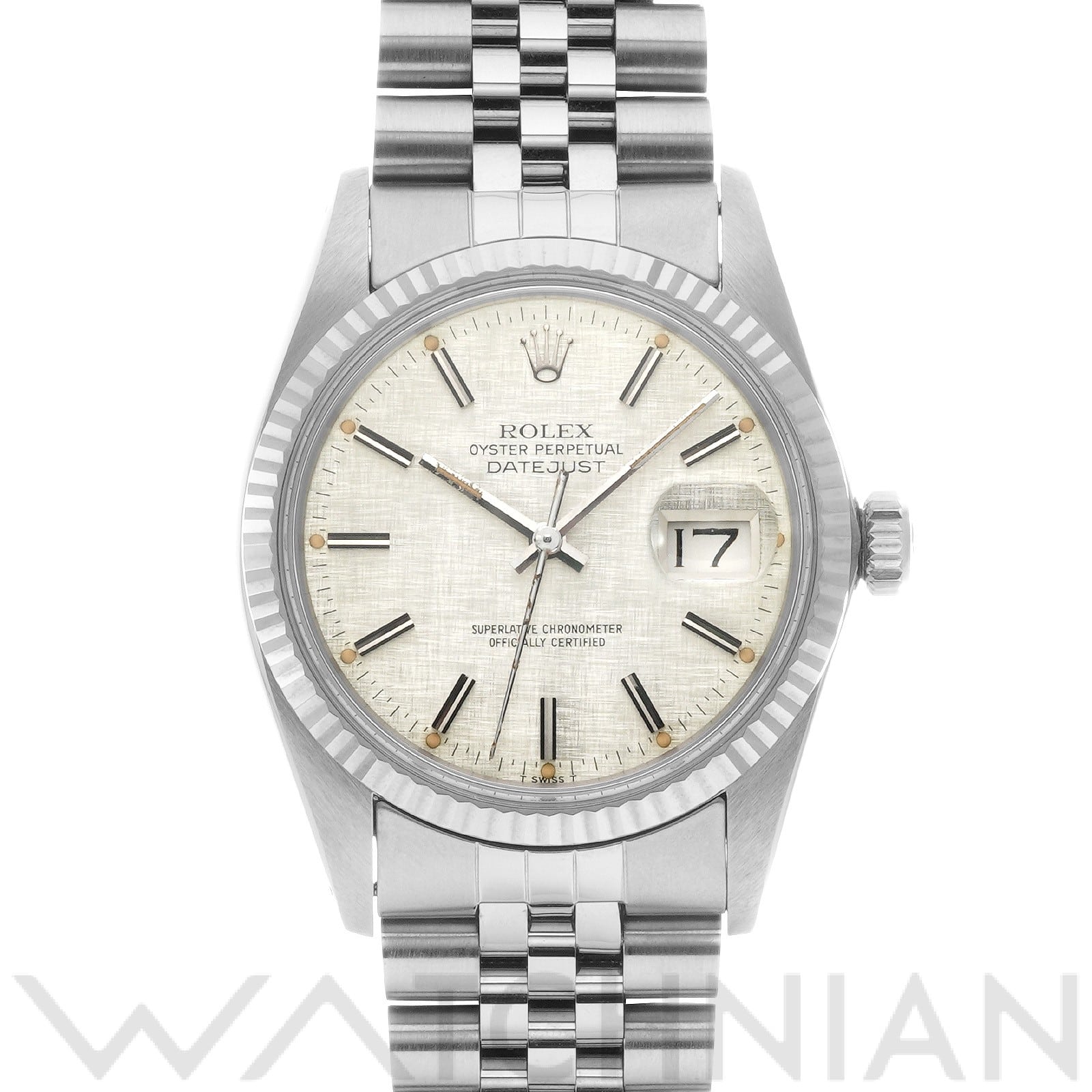 ロレックス デイトジャスト 16014 シルバーモザイク メンズ 時計 【中古】【wristwatch】