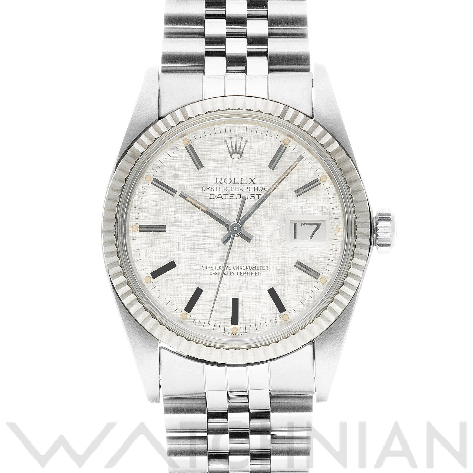 ロレックス デイトジャスト 16014 シルバーモザイク メンズ 時計 【中古】【wristwatch】