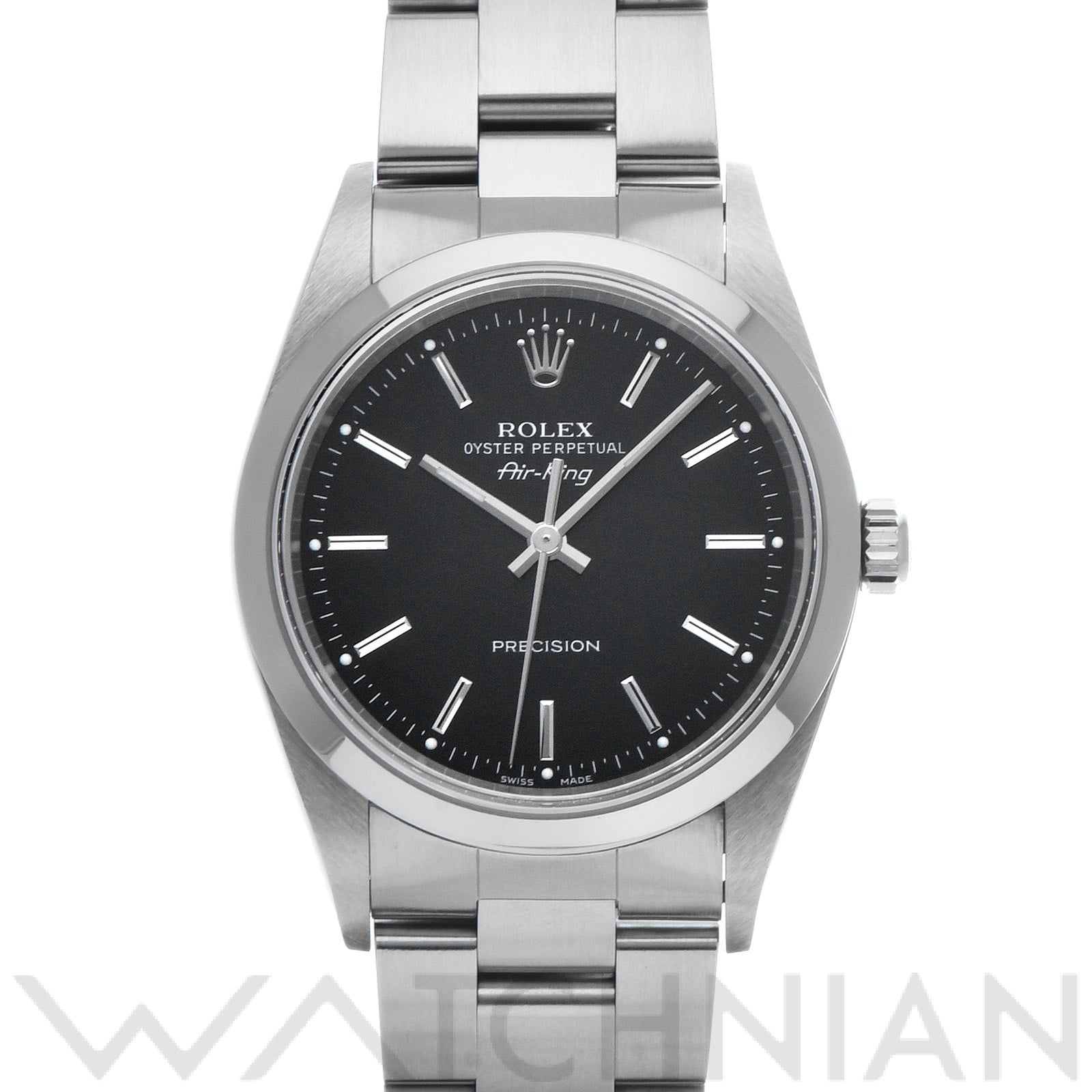 ロレックス エアキング 14000 ブラック メンズ 時計 【中古】【wristwatch】