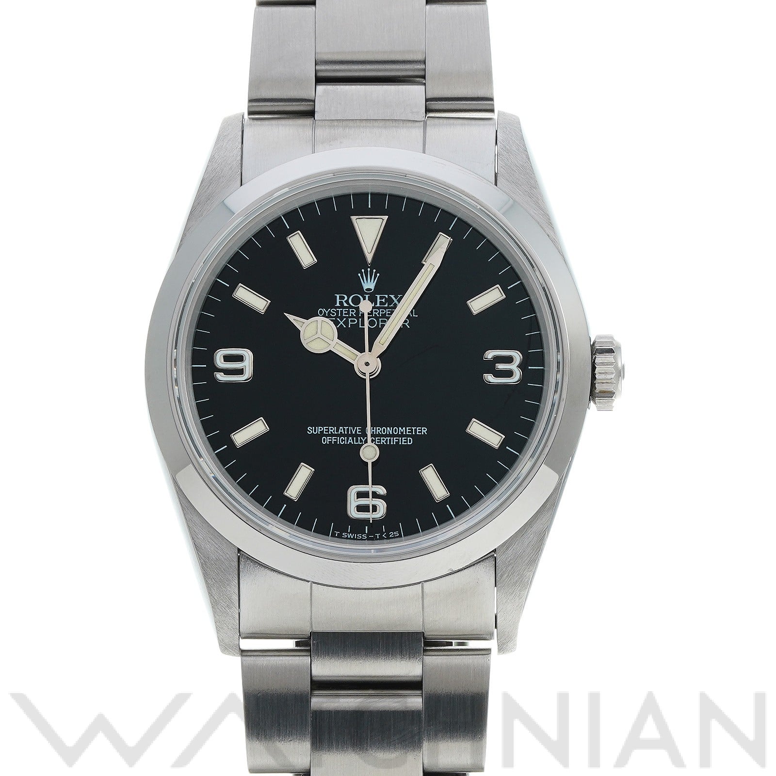 ロレックス エクスプローラー 14270 ブラック メンズ 時計 【中古】【wristwatch】