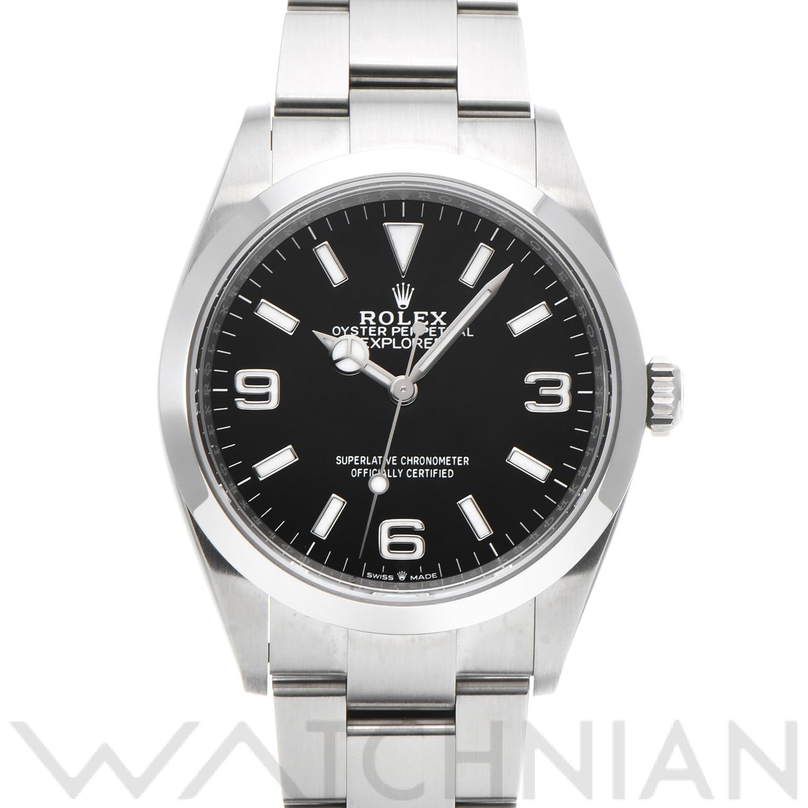 ロレックス エクスプローラー 124270 ブラック メンズ 時計 【中古】【wristwatch】