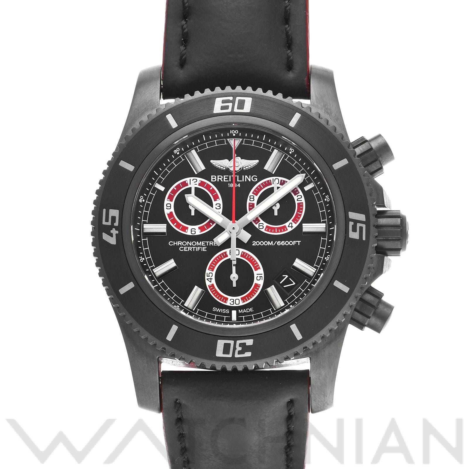 ブライトリング / BREITLING スーパーオーシャン クロノグラフ 2000 M73310B7/BB72 ブラック メンズ 時計 【中古】【wristwatch】