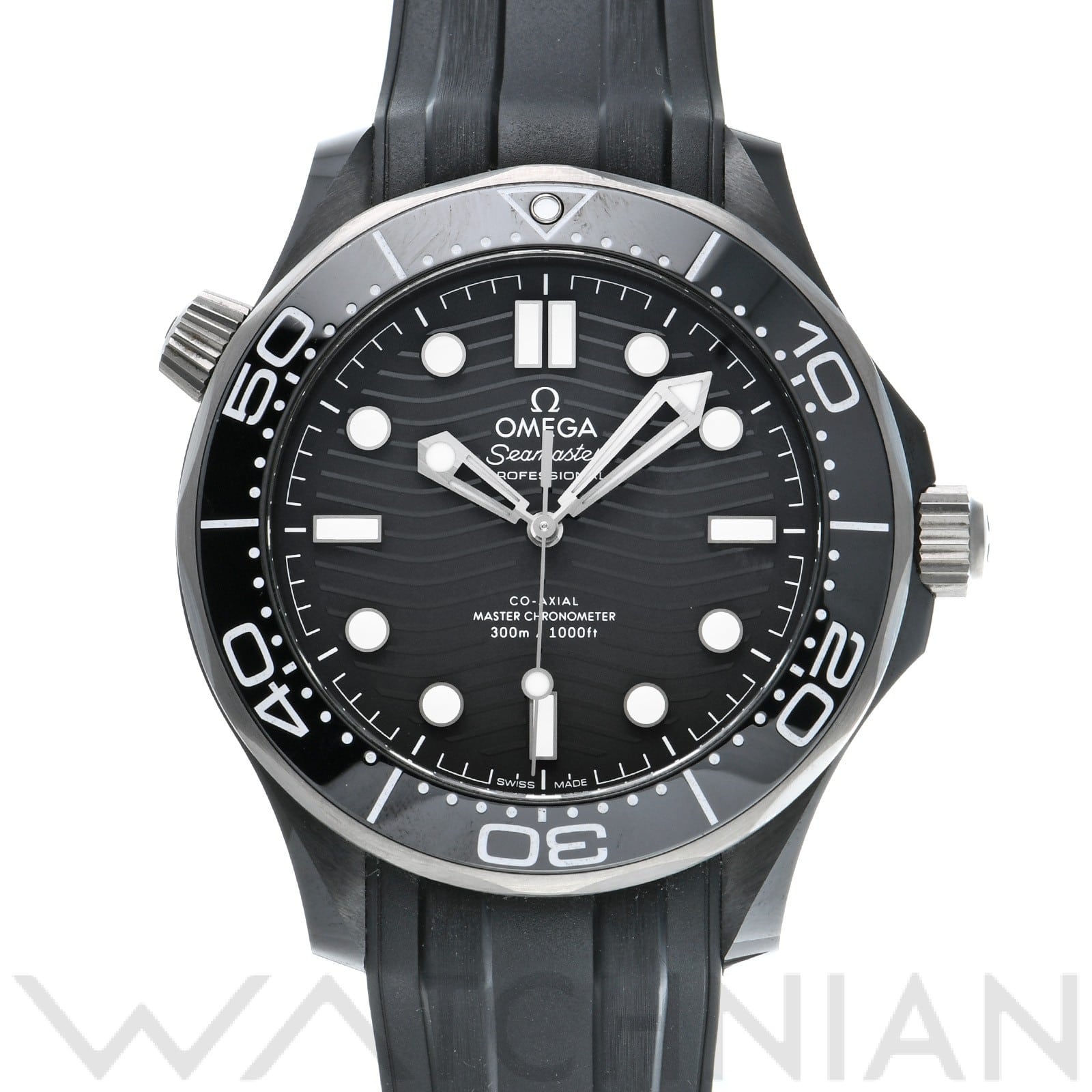 オメガ / OMEGA シーマスター ダイバー300 コーアクシャル マスタークロノメーター 210.92.44.20.01.001 ブラック メンズ 時計 【中古】【wristwatch】
