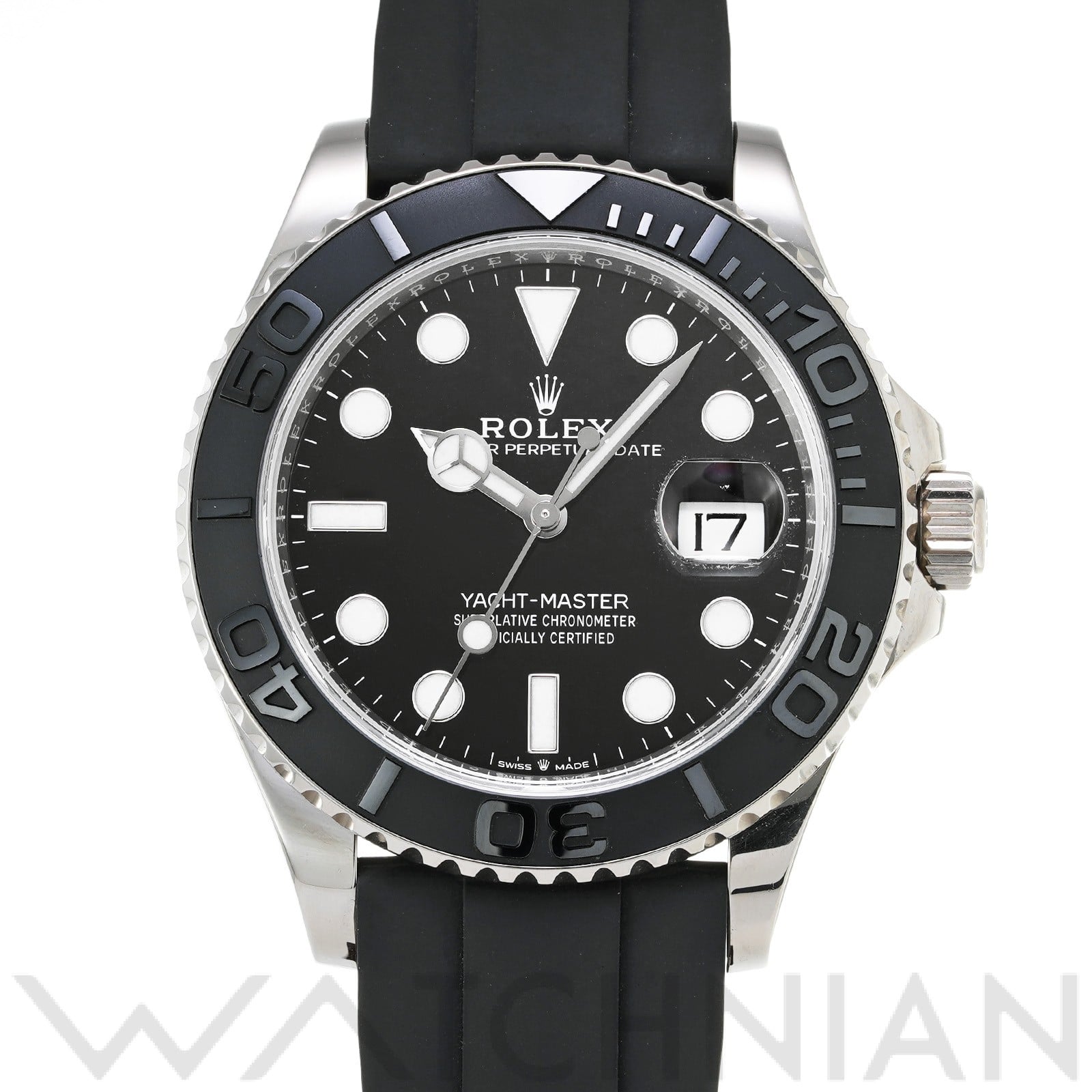 ヨットマスター 42 226659 ランダムシリアル ブラック ロレックス ROLEX メンズ 【中古】