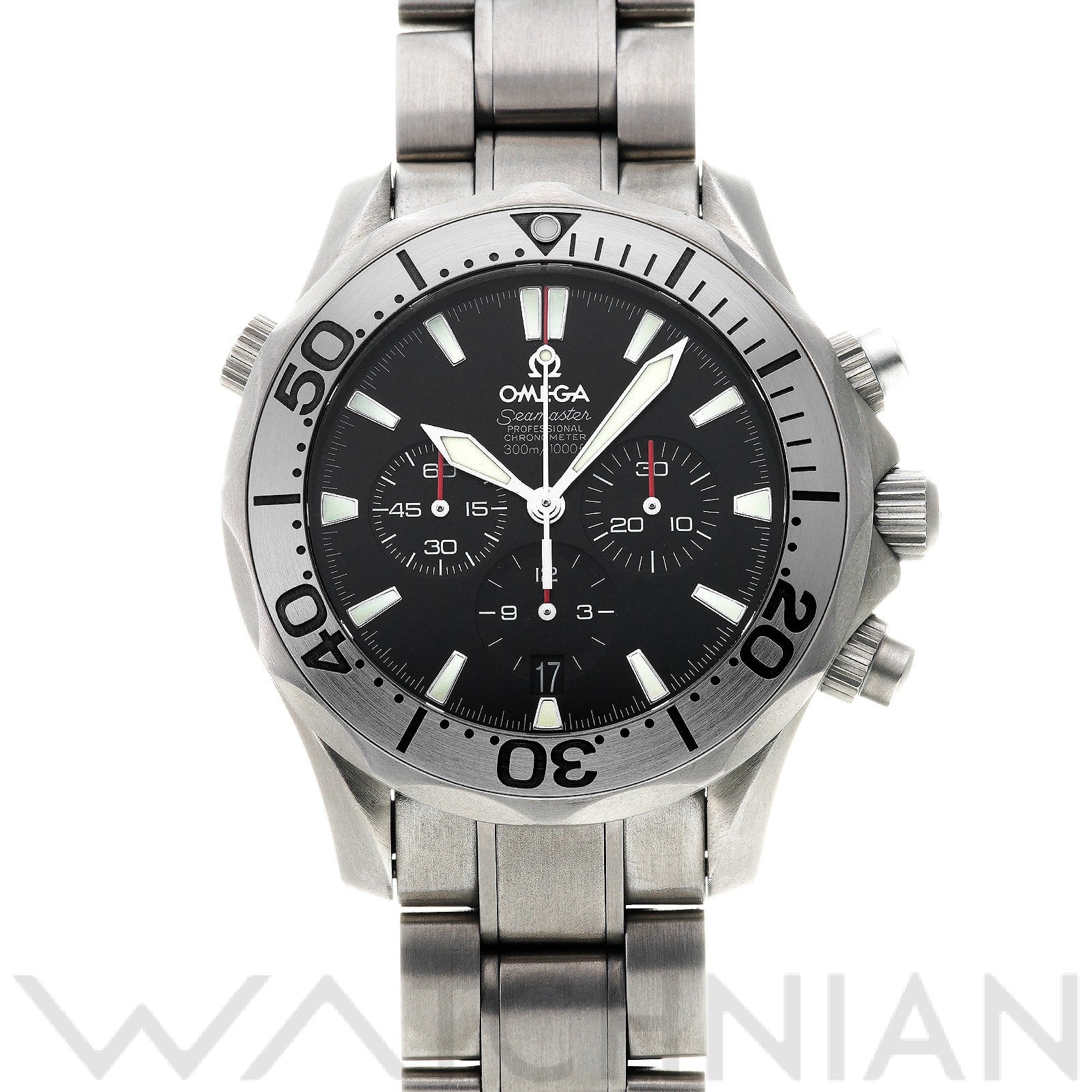 オメガ / OMEGA シーマスター プロフェッショナル 300 クロノグラフ 2293.52 ブラック メンズ 時計 【中古】【wristwatch】