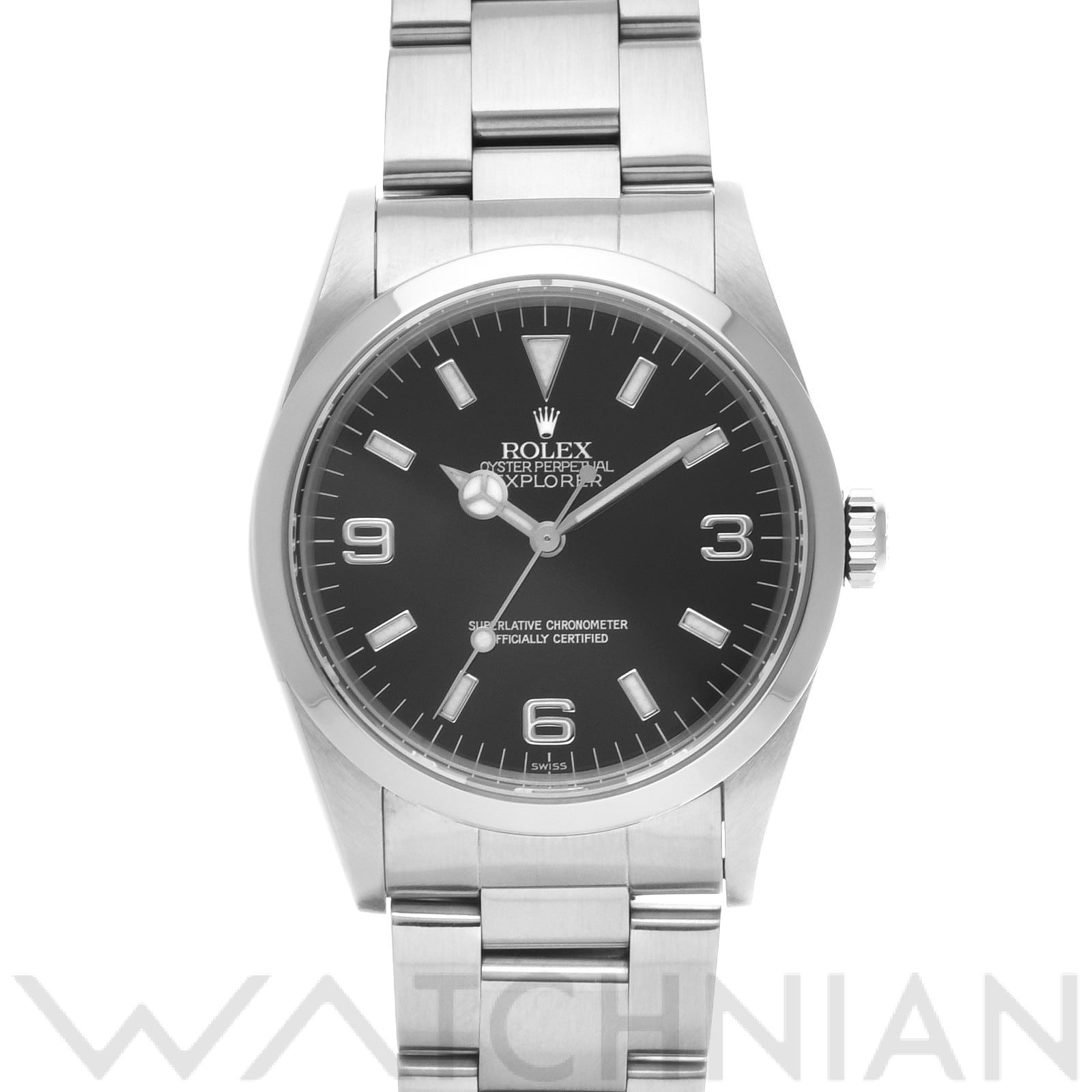 ロレックス エクスプローラー 14270 ブラック メンズ 時計 【中古】【wristwatch】