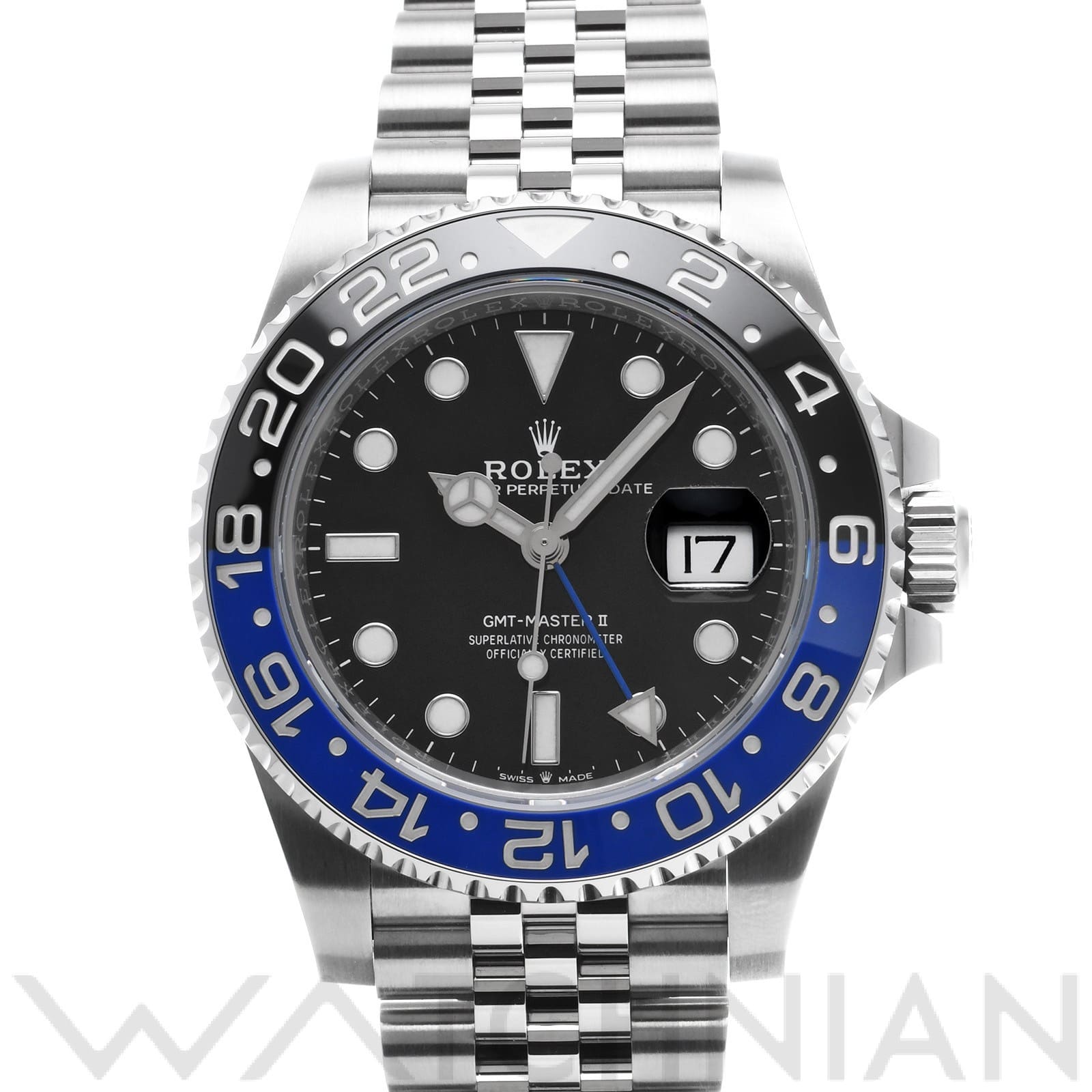 ロレックス GMTマスターII 126710BLNR ブラック メンズ 時計 【中古】【wristwatch】