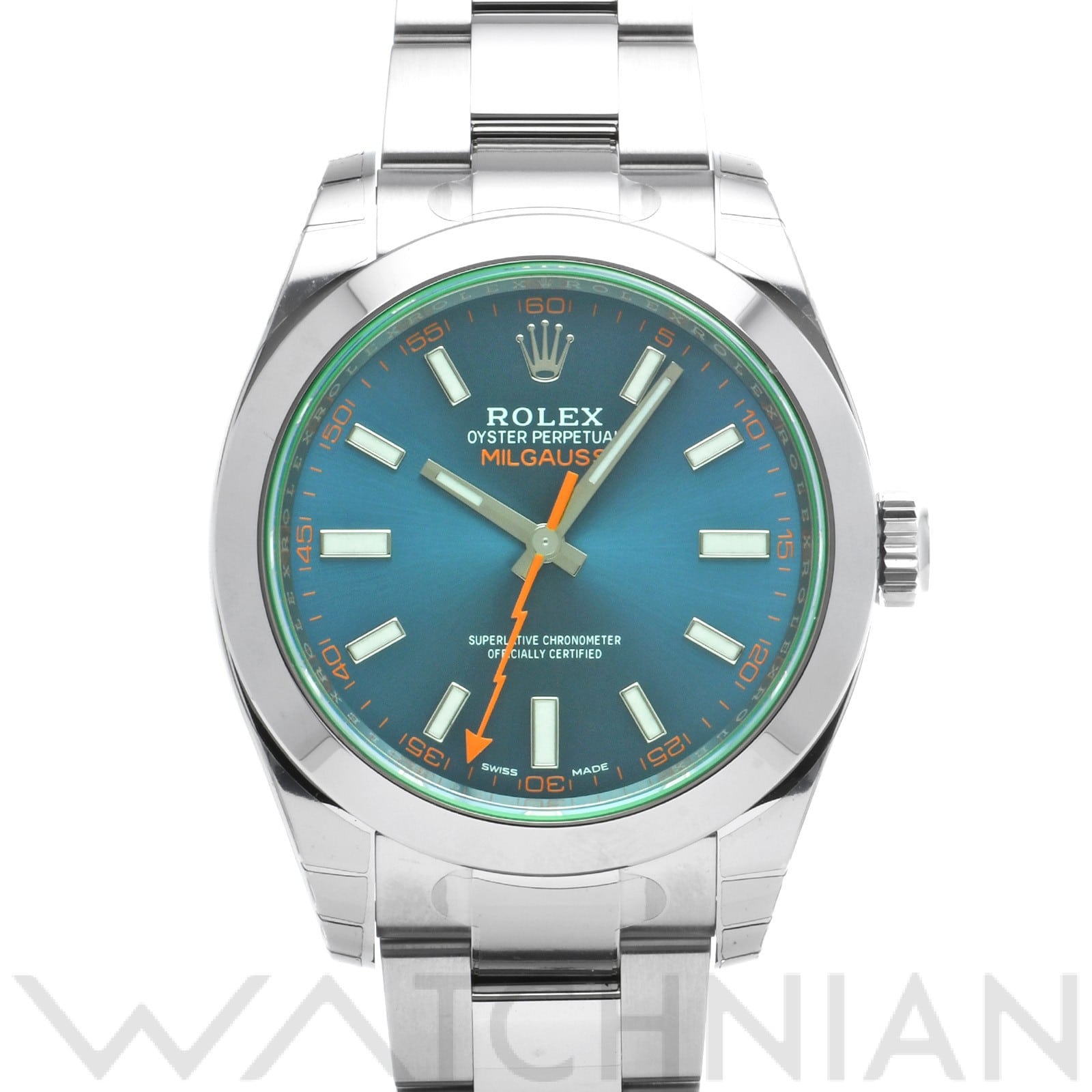 ロレックス / ROLEX ミルガウス 116400GV Zブルー メンズ 時計 【中古】【wristwatch】
