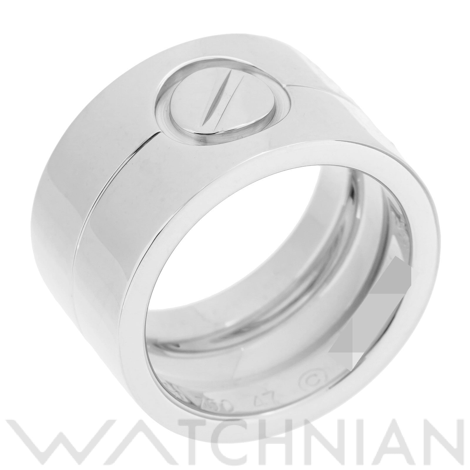 カルティエ ハイラブ リング　#47(約7号) K18ホワイトゴールド WG レディース ジュエリー 【中古】【jewelry】