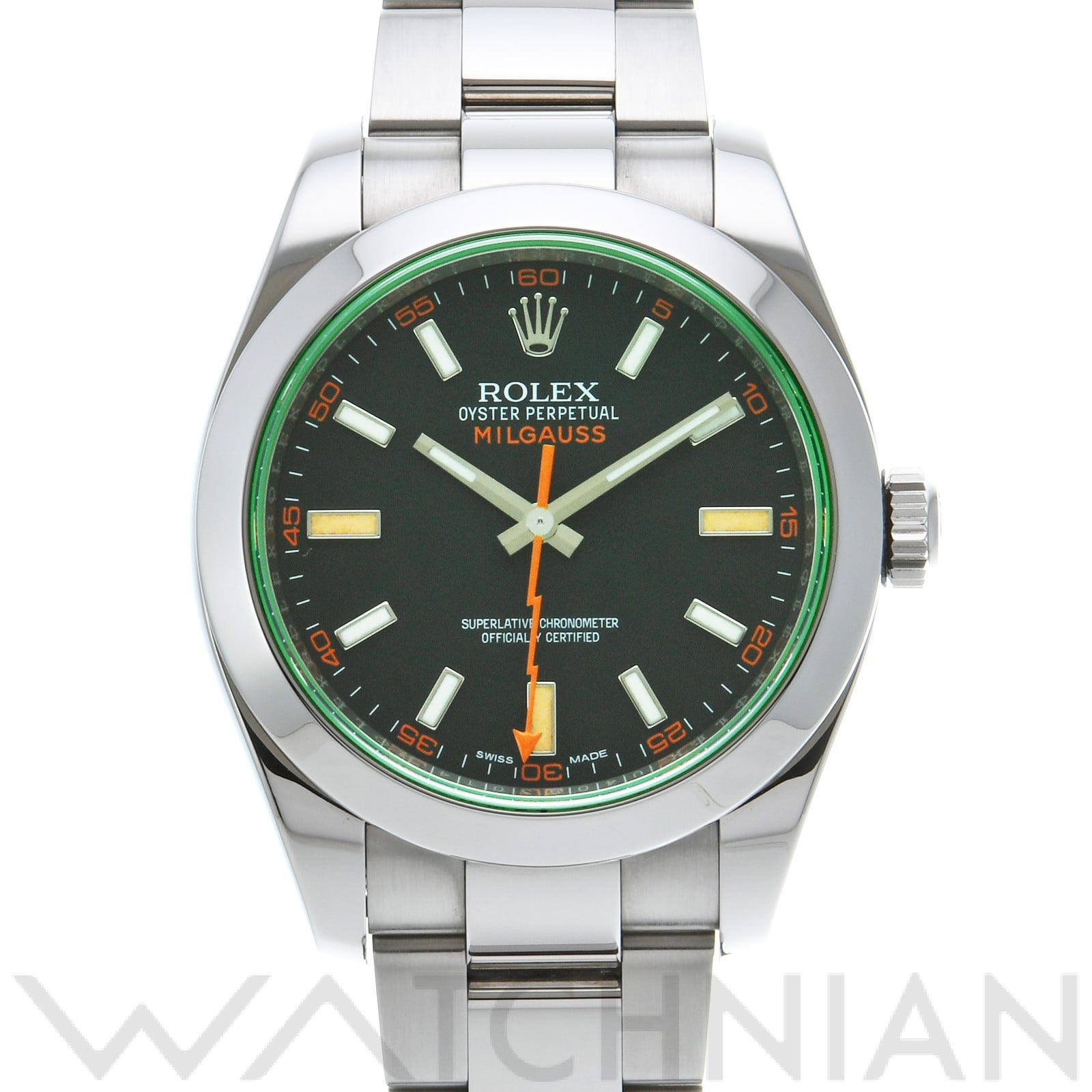 ロレックス / ROLEX ミルガウス 116400GV インテンスブラック メンズ 時計 【中古】【wristwatch】