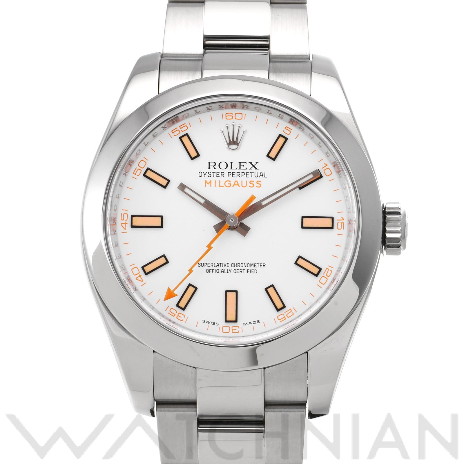 ロレックス / ROLEX ミルガウス 116400 ホワイト メンズ 時計 【中古】【wristwatch】