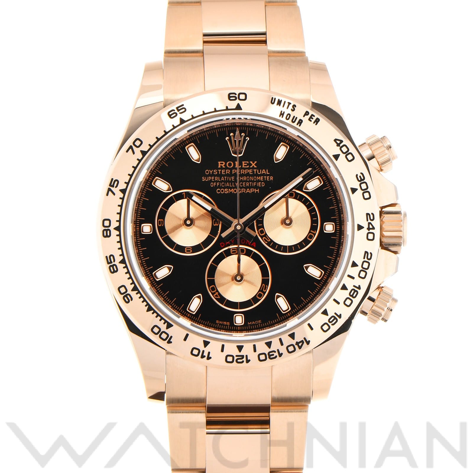 ロレックス コスモグラフ デイトナ 116505 ブラック/ピンク メンズ 時計 【中古】【wristwatch】