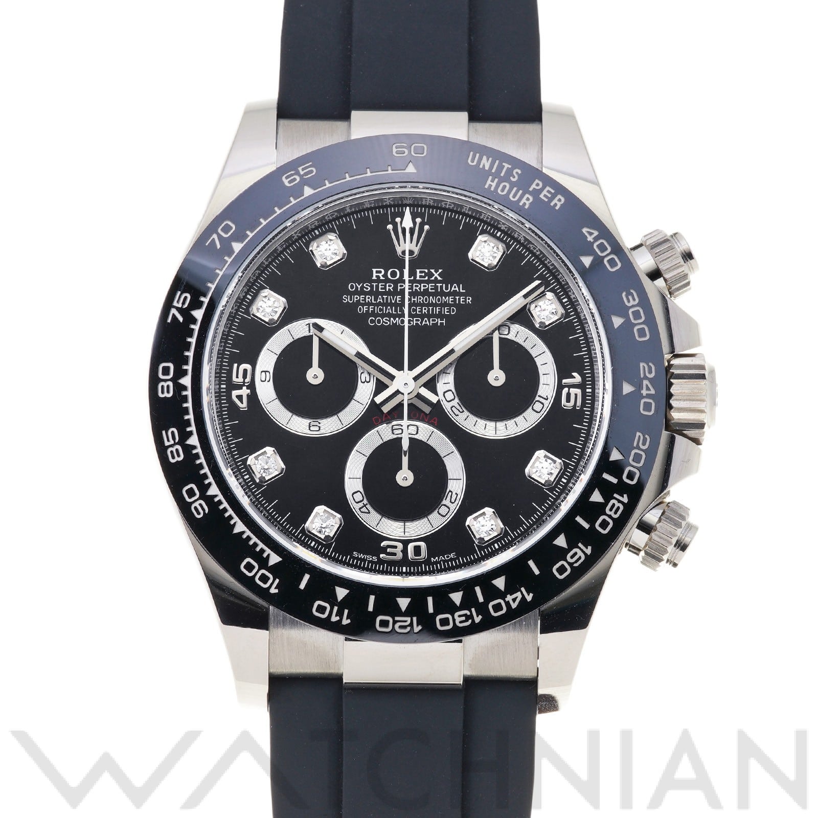 ロレックス コスモグラフ デイトナ 116519LNG ブラック/ダイヤモンド メンズ 時計 【中古】【wristwatch】