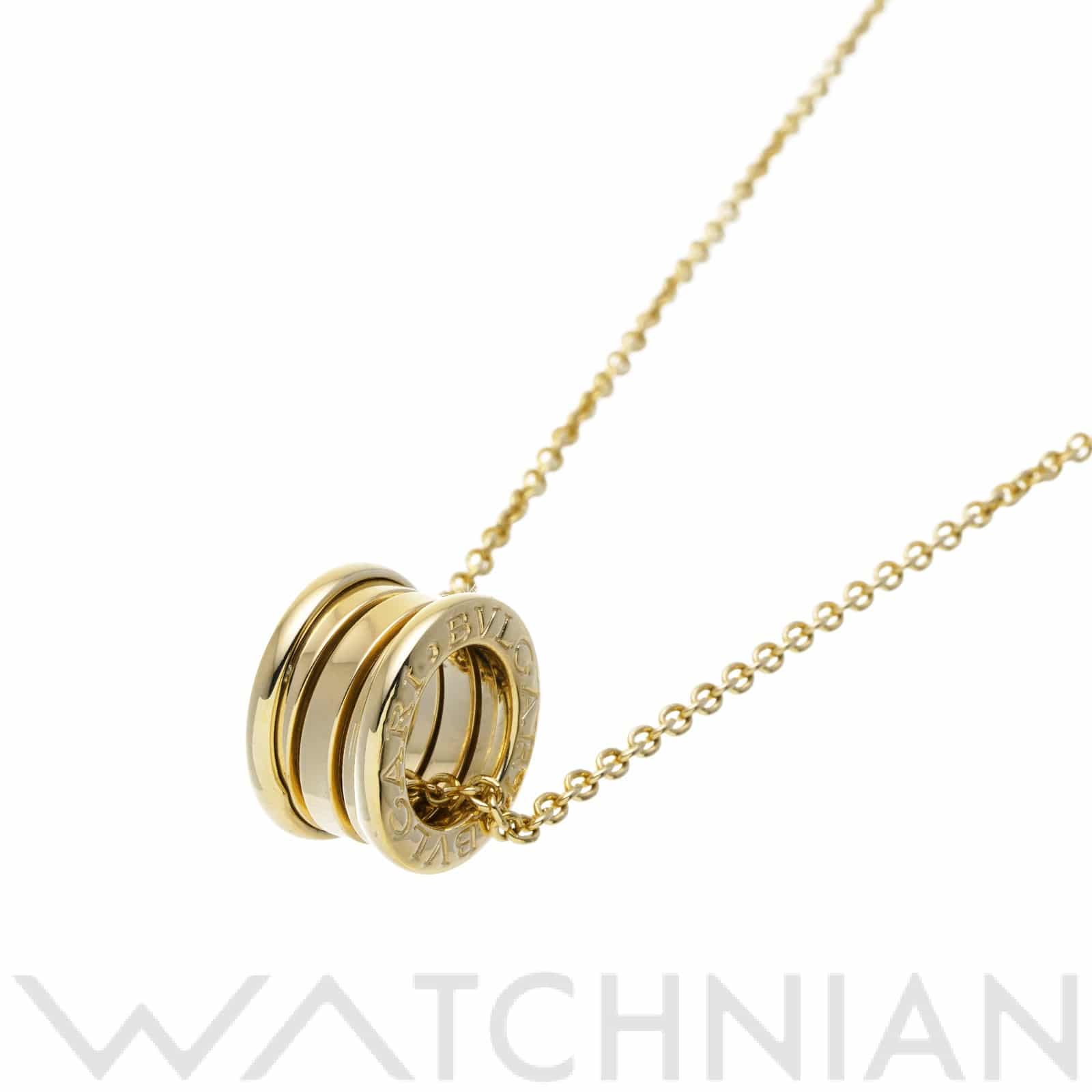 ブルガリ ビーゼロワン ペンダント ネックレス K18イエローゴールド YG レディース ジュエリー 【中古】【jewelry】