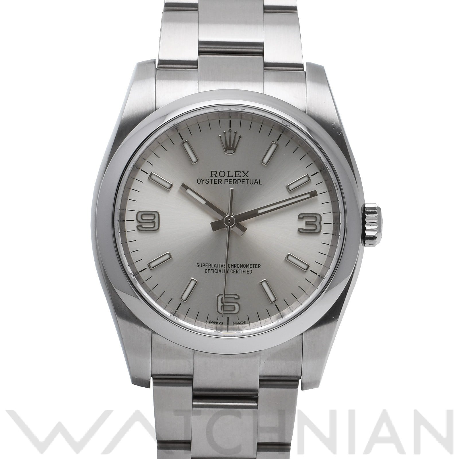 ロレックス オイスターパーペチュアル 36 116000 シルバー メンズ 時計 【中古】【wristwatch】
