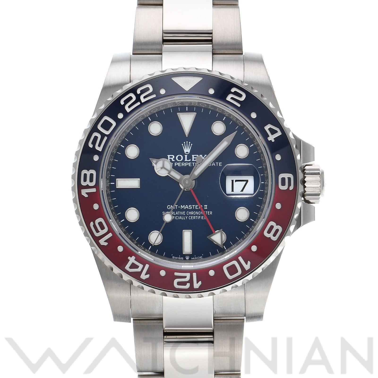 GMTマスターII 126719BLRO ランダムシリアル ミッドナイトブルー ロレックス ROLEX メンズ 【中古】