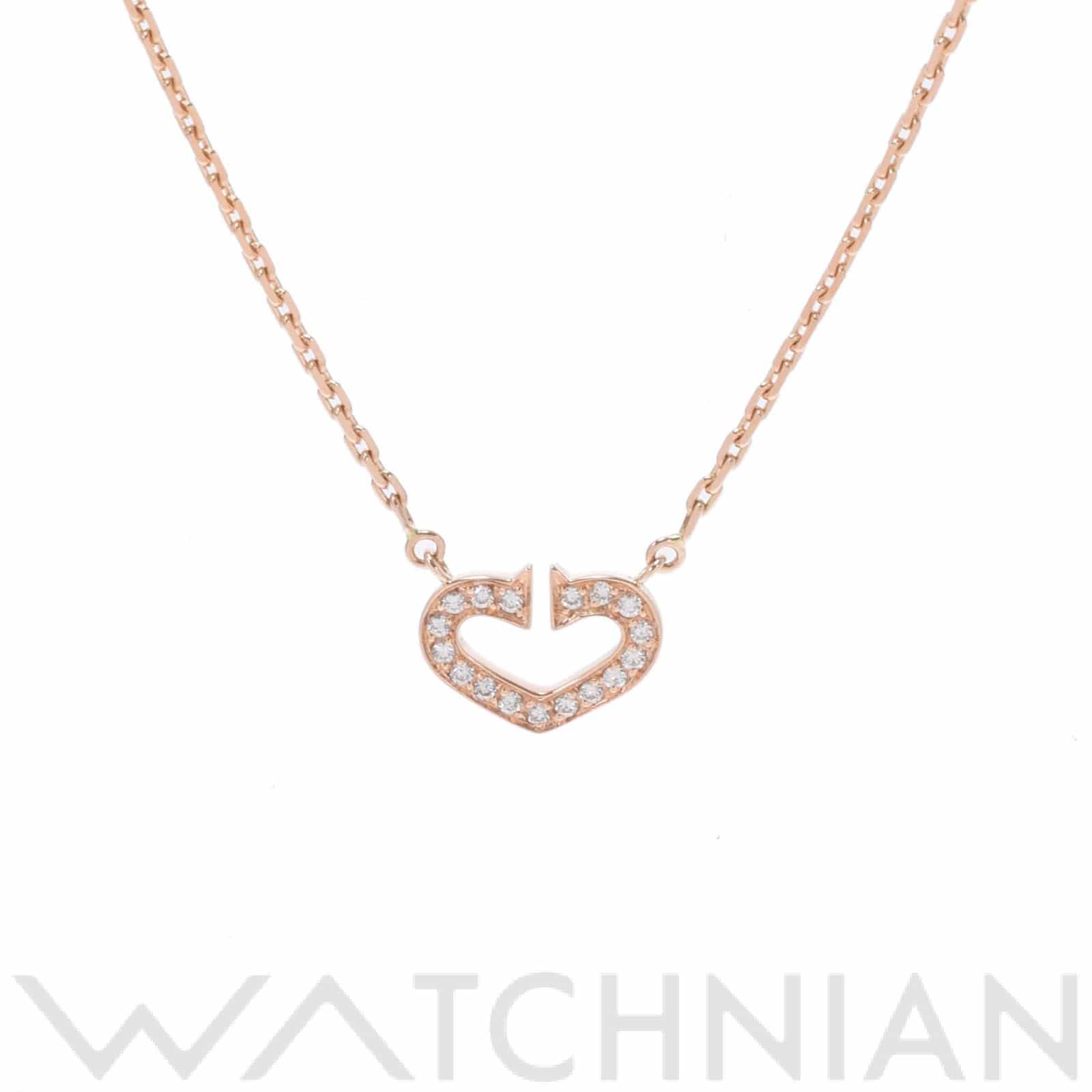 カルティエ Cハート K18PG/ダイヤ レディース ジュエリー 【中古】【jewelry】
