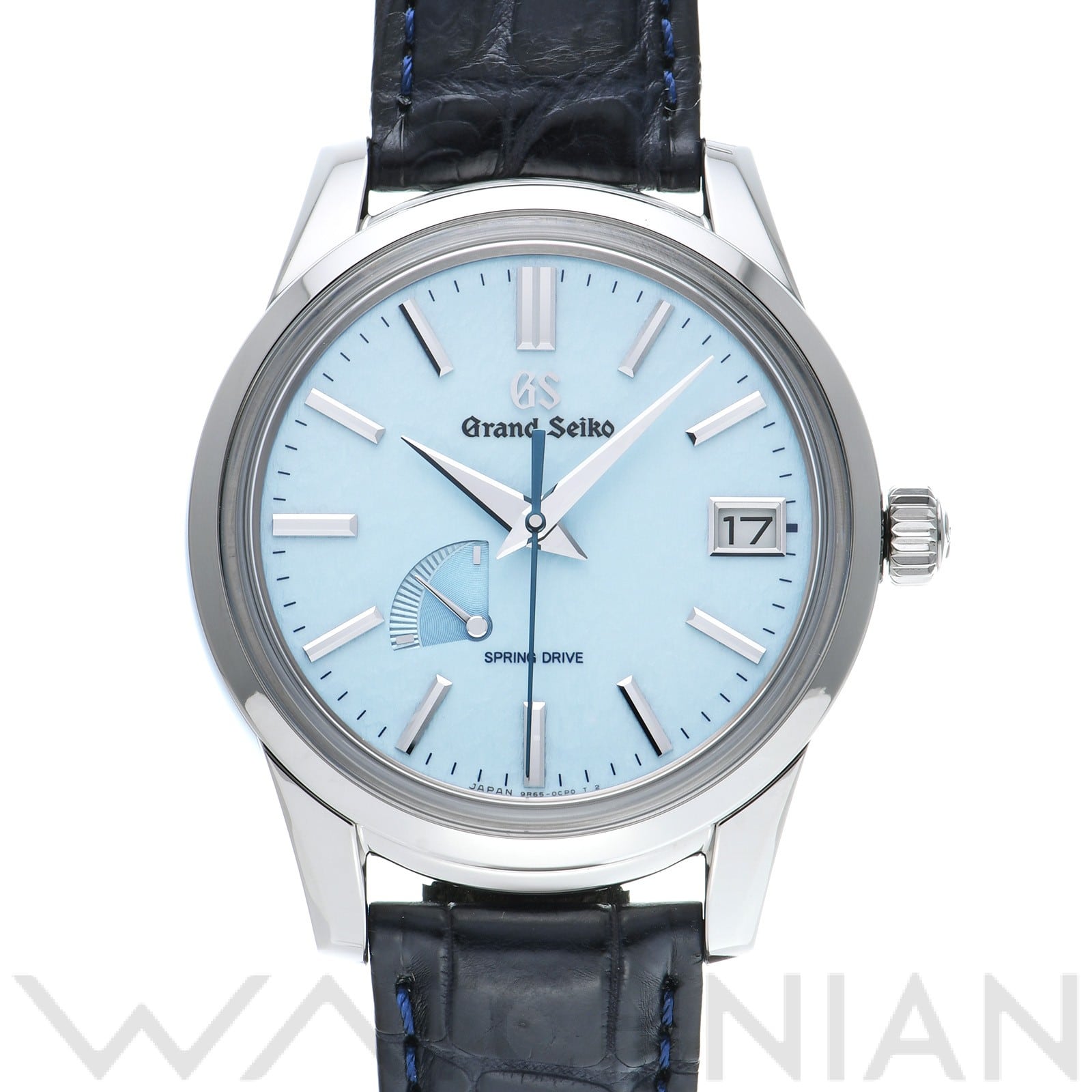 グランドセイコー / Grand Seiko スプリングドライブ SBGA407 雪白ブルー メンズ 時計 【中古】【wristwatch】