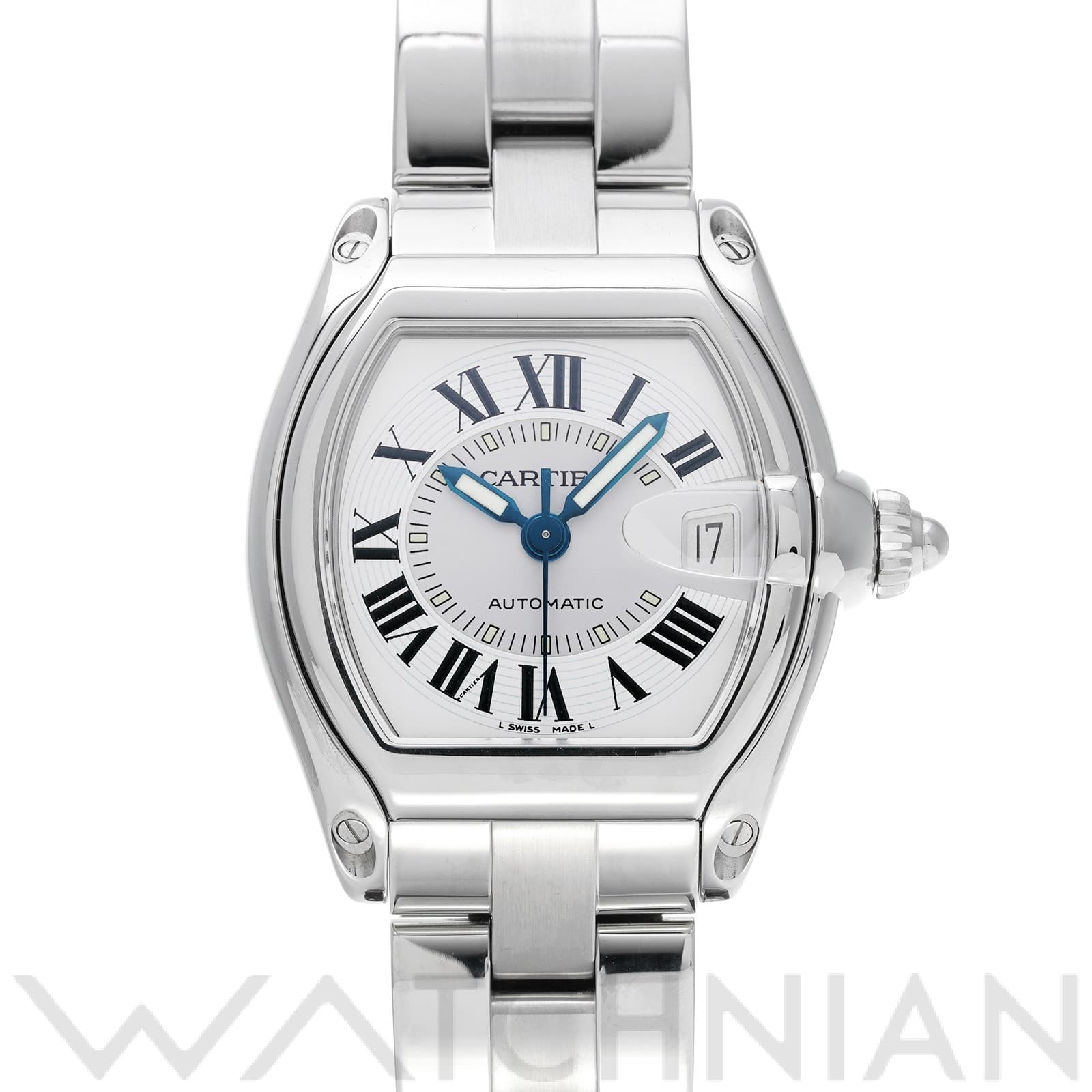 カルティエ / CARTIER ロードスター LM W62000V3 シルバー メンズ 時計 【中古】【wristwatch】