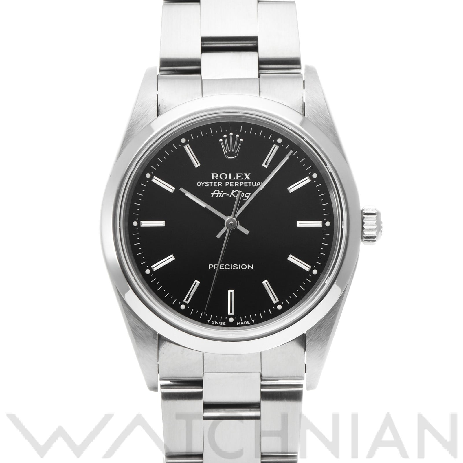 ロレックス エアキング 14000 ブラック メンズ 時計 【中古】【wristwatch】