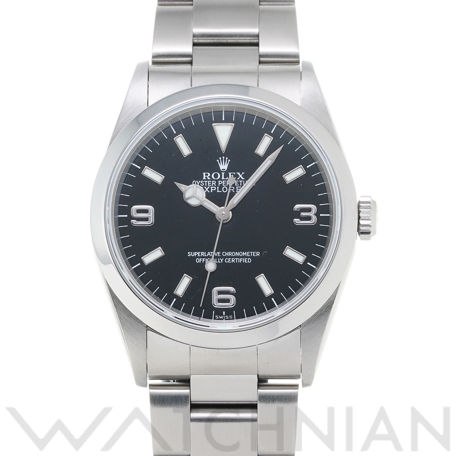 ロレックス エクスプローラー 14270 ブラック メンズ 時計 【中古】【wristwatch】