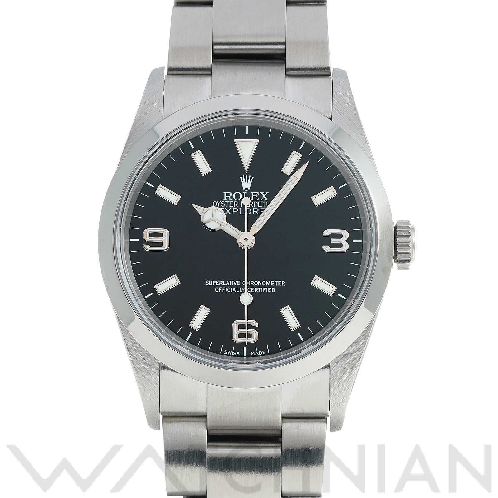 ロレックス エクスプローラー 114270 ブラック メンズ 時計 【中古】【wristwatch】