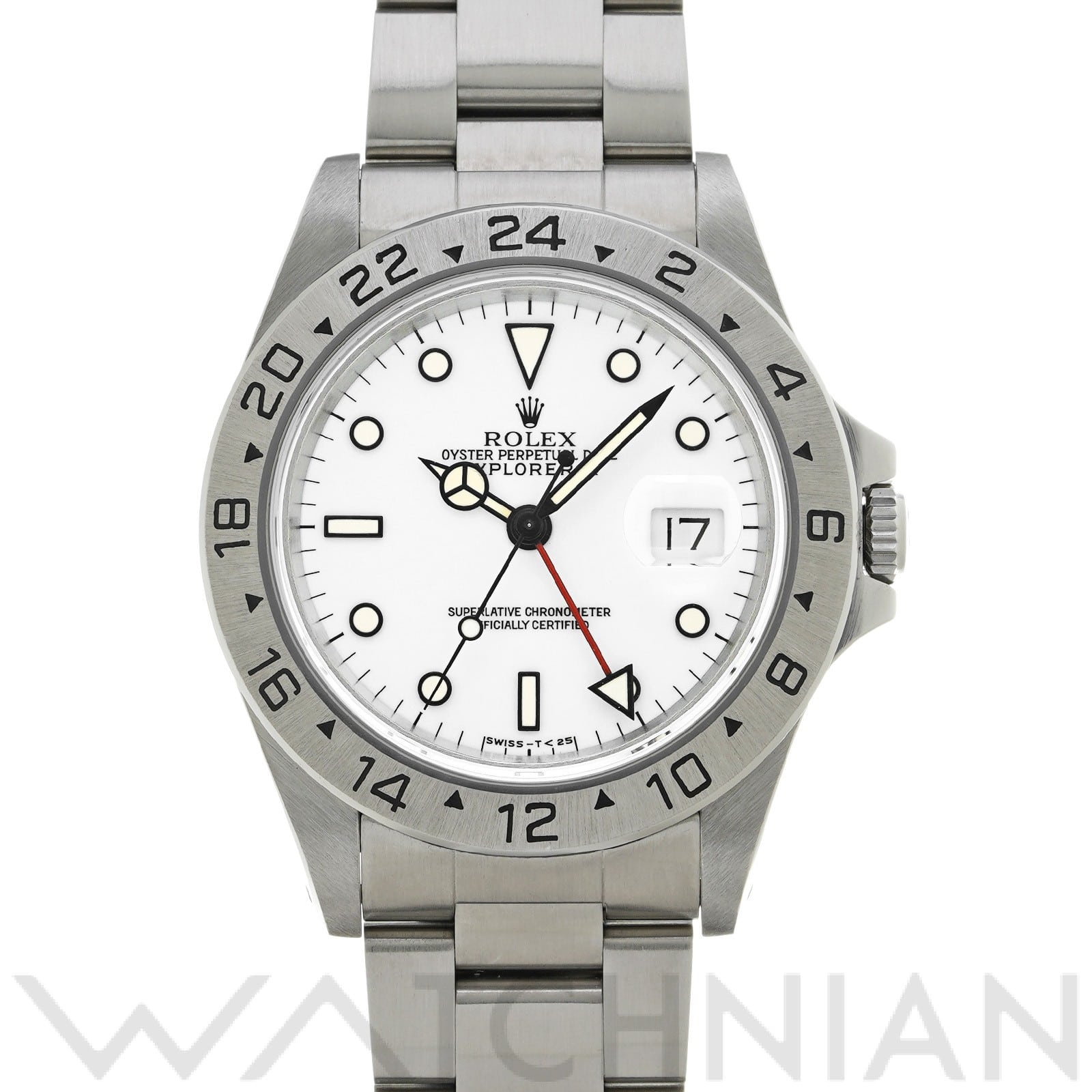 ロレックス エクスプローラーII 16570 ホワイト メンズ 時計 【中古】【wristwatch】