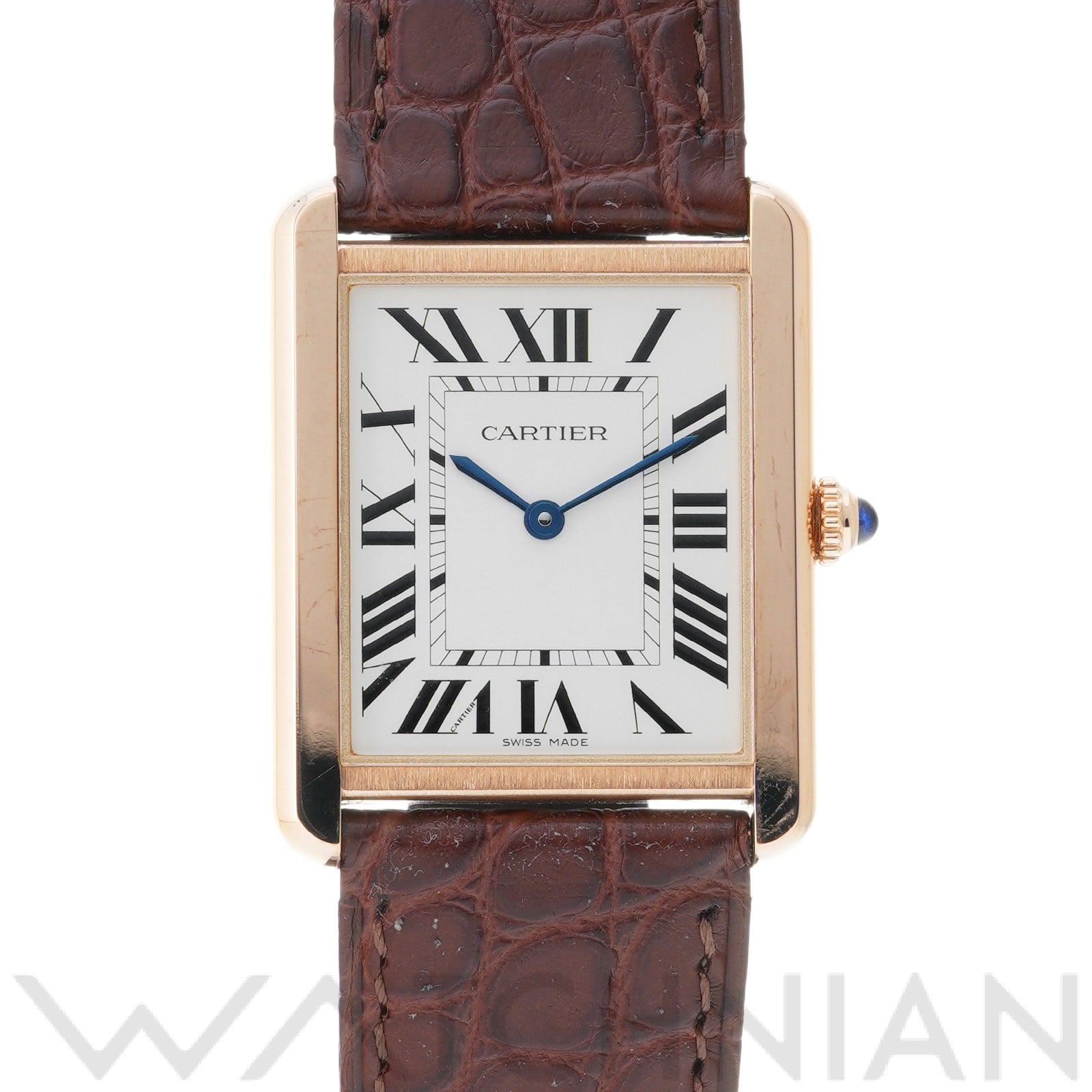 タンクソロ LM W5200025 シルバー カルティエ CARTIER メンズ 【中古】