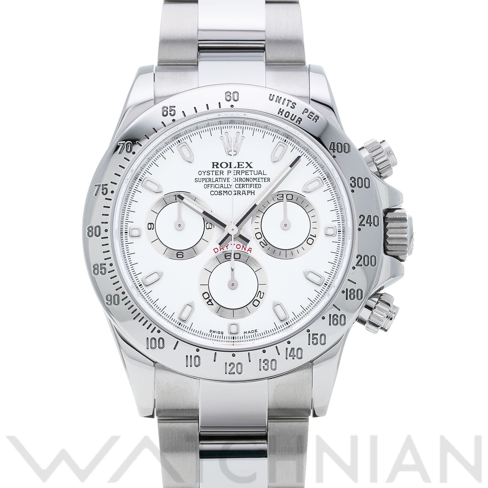 ロレックス コスモグラフ デイトナ 116520 ホワイト メンズ 時計 【中古】【wristwatch】
