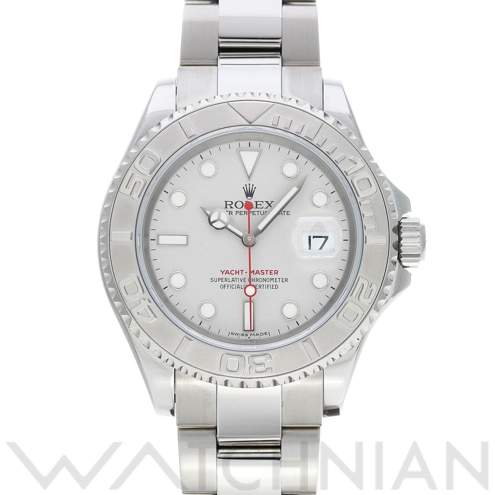 ヨットマスター ロレジウム 16622 Z番(2006年頃製造) グレー ロレックス ROLEX メンズ 【中古】