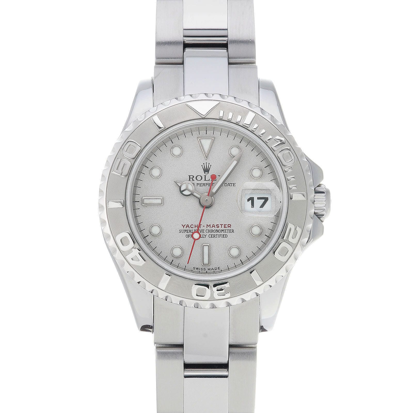 ヨットマスター レディース 169622 F番(2004年頃製造) グレー ロレックス ROLEX レディース 【中古】