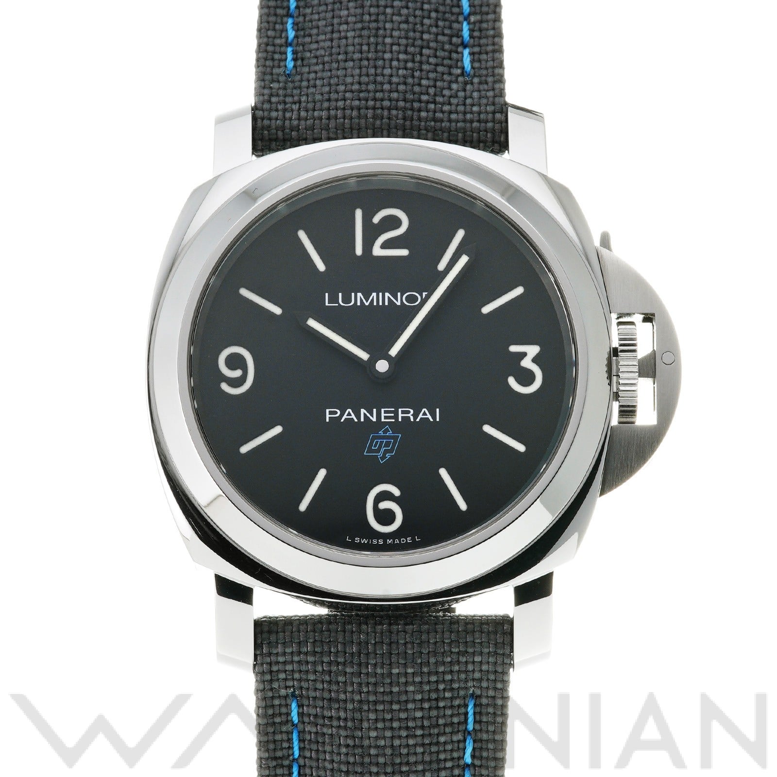 ルミノール ベース ロゴ 3デイズ アッチャイオ PAM00774 V番(2019年製造) ブラック パネライ OFFICINE PANERAI メンズ 【中古】