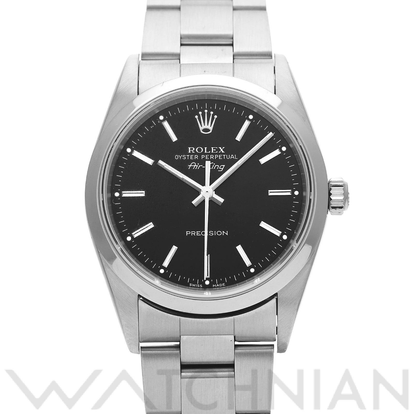 ロレックス エアキング 14000M ブラック メンズ 時計 【中古】【wristwatch】