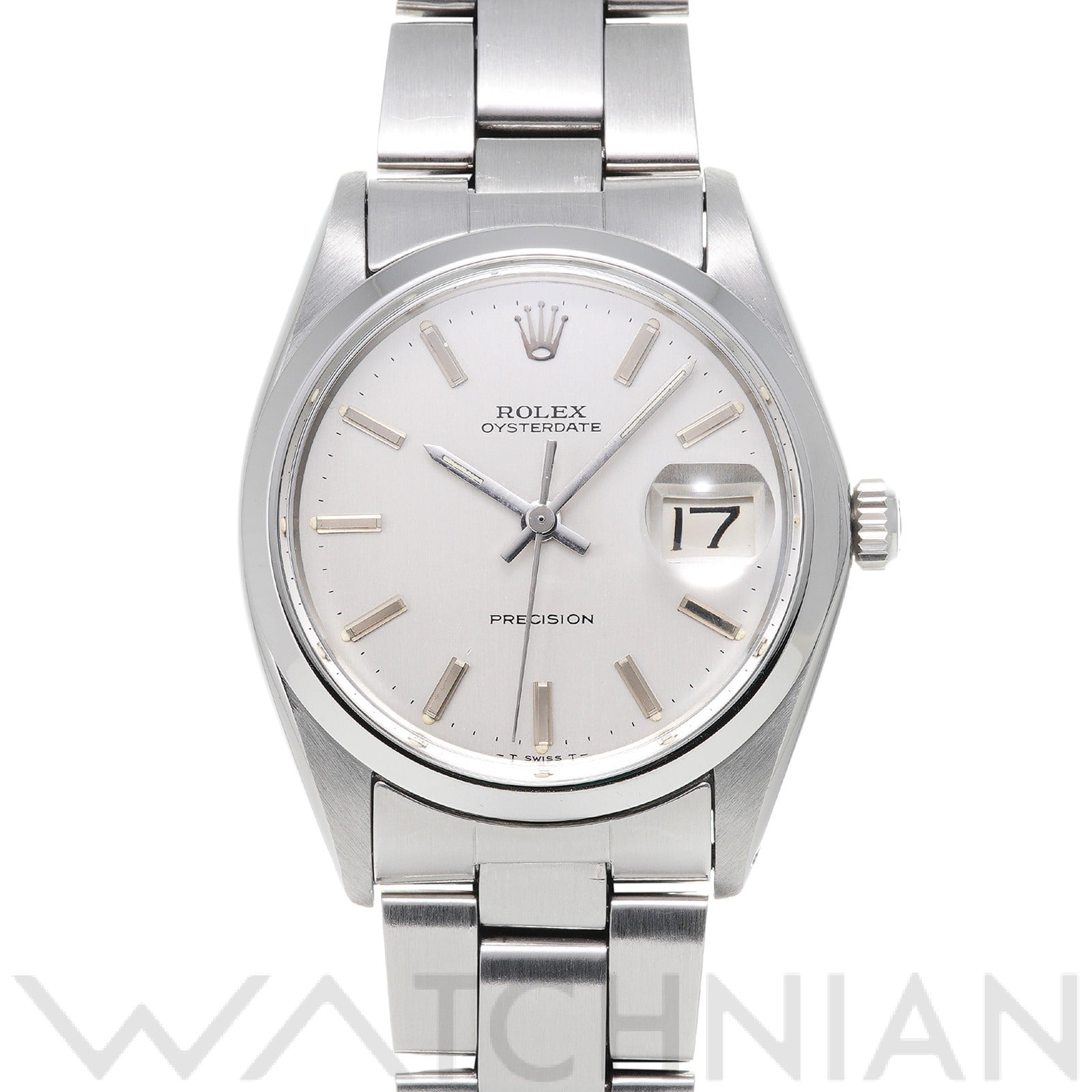 ロレックス オイスター デイト 6694 シルバー メンズ 時計 【中古】【wristwatch】