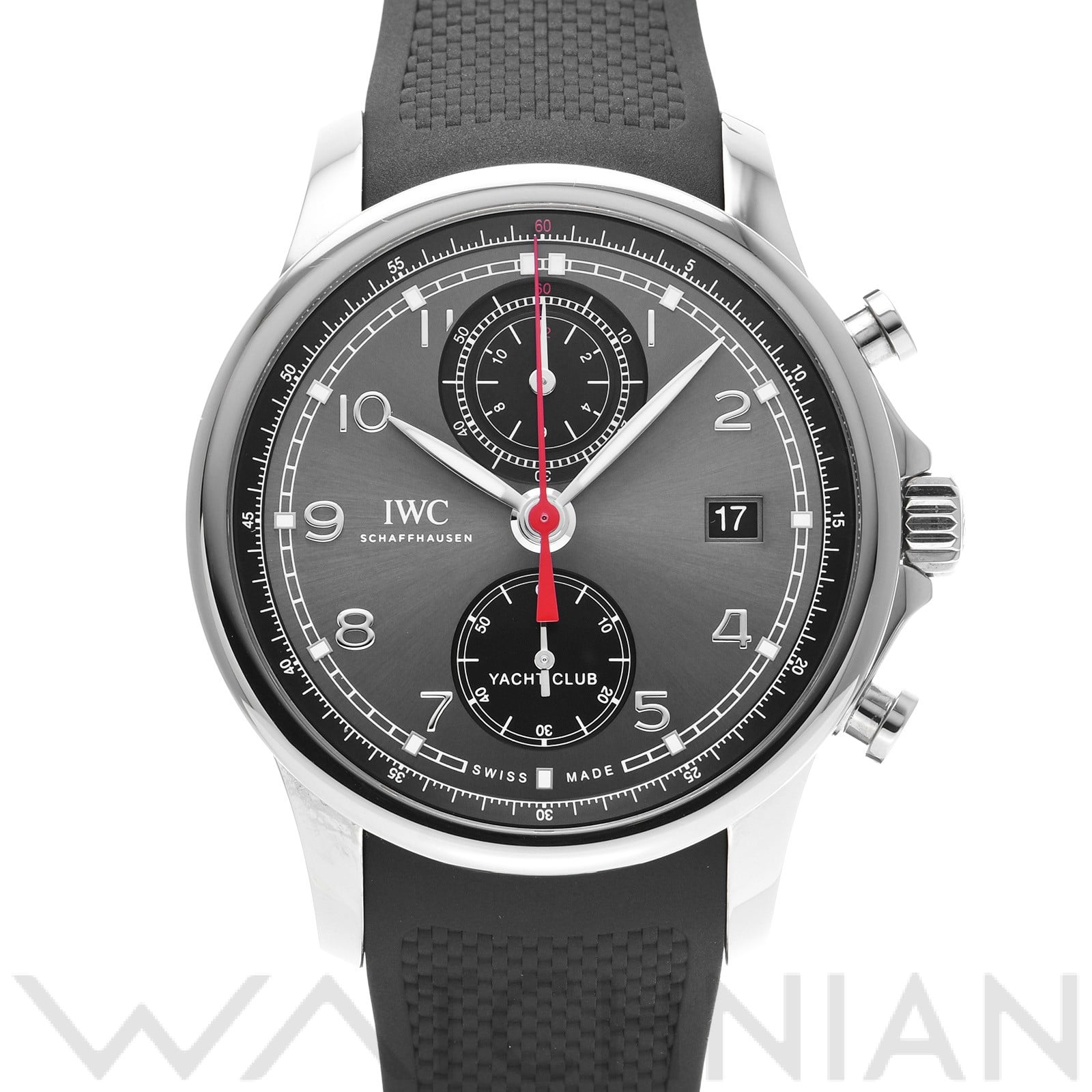 ポルトギーゼ ヨットクラブ クロノグラフ IW390503 スレートグレー/ブラック インターナショナルウォッチカンパニー IWC メンズ 【中古】