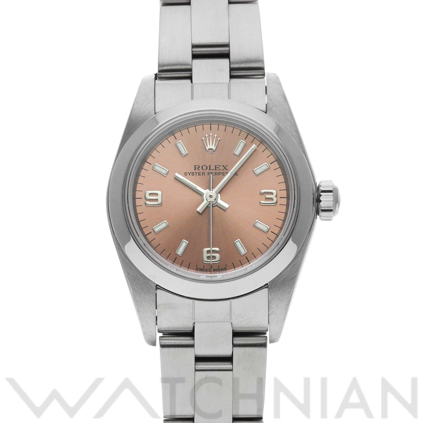 ロレックス / ROLEX オイスターパーペチュアル 76080 ピンク レディース 時計 【中古】【wristwatch】
