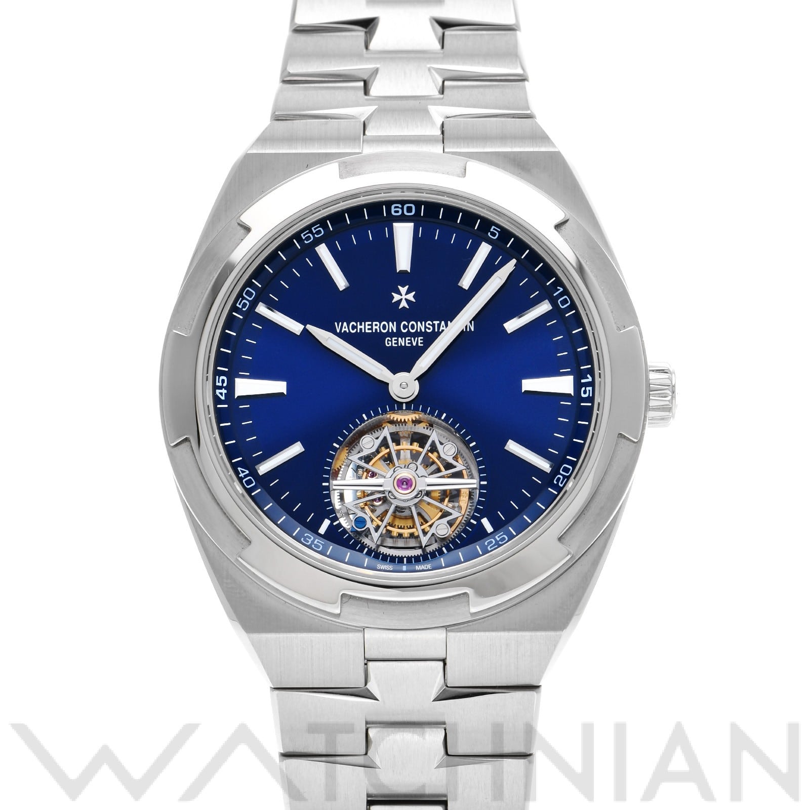 ヴァシュロン コンスタンタン / VACHERON CONSTANTIN オーバーシーズ トゥールビヨン 6000V/110A-B544 ブルー メンズ 時計 【中古】【wristwatch】