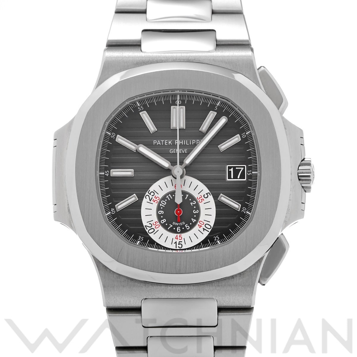 パテック フィリップ ノーチラス クロノグラフ 5980/1A-014 ブラック・アントラサイト・グラデーション メンズ 時計 【中古】【wristwatch】
