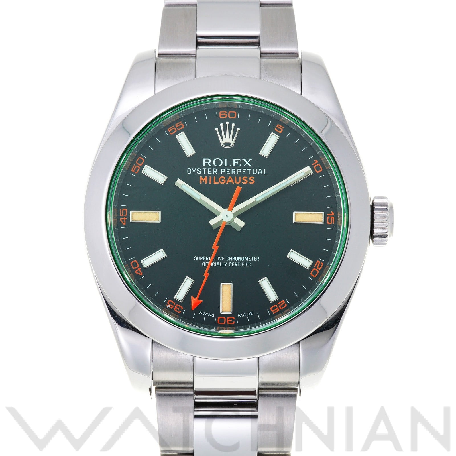 ロレックス / ROLEX ミルガウス 116400GV インテンスブラック メンズ 時計 【中古】【wristwatch】