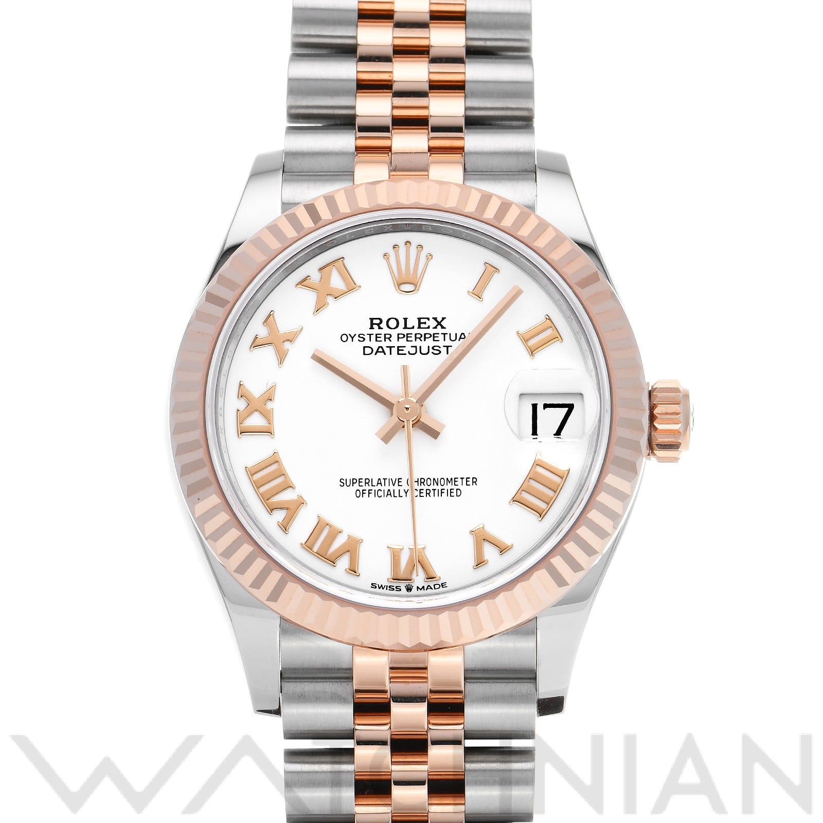 ロレックス デイトジャスト 31 278271 ホワイト レディース 時計 【中古】【wristwatch】