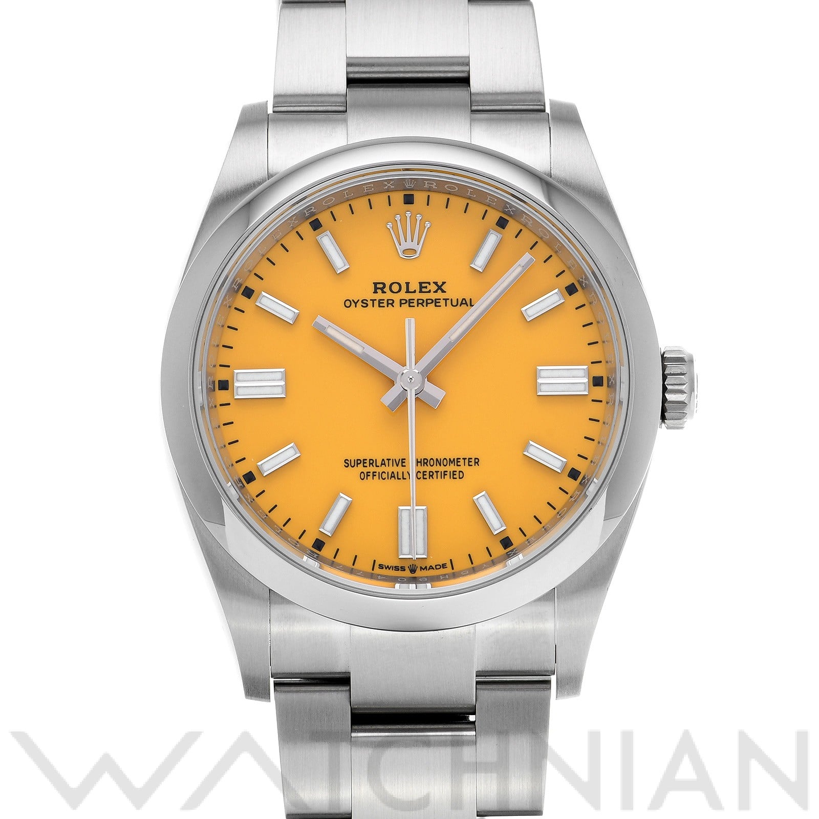 ロレックス オイスターパーペチュアル 36 126000 イエロー メンズ 時計 【中古】【wristwatch】