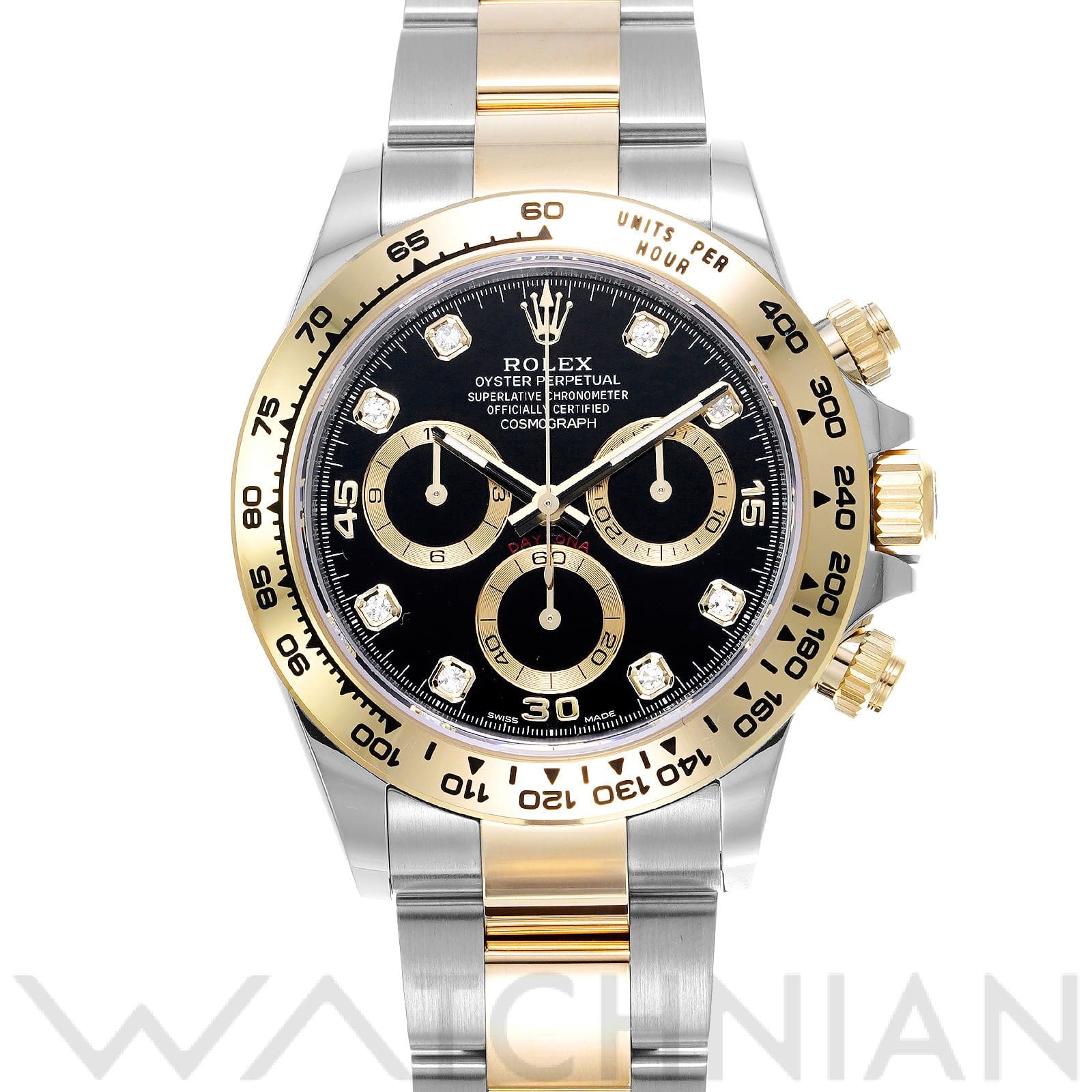 ロレックス コスモグラフ デイトナ 116503G ブラック/ダイヤモンド メンズ 時計 【中古】【wristwatch】