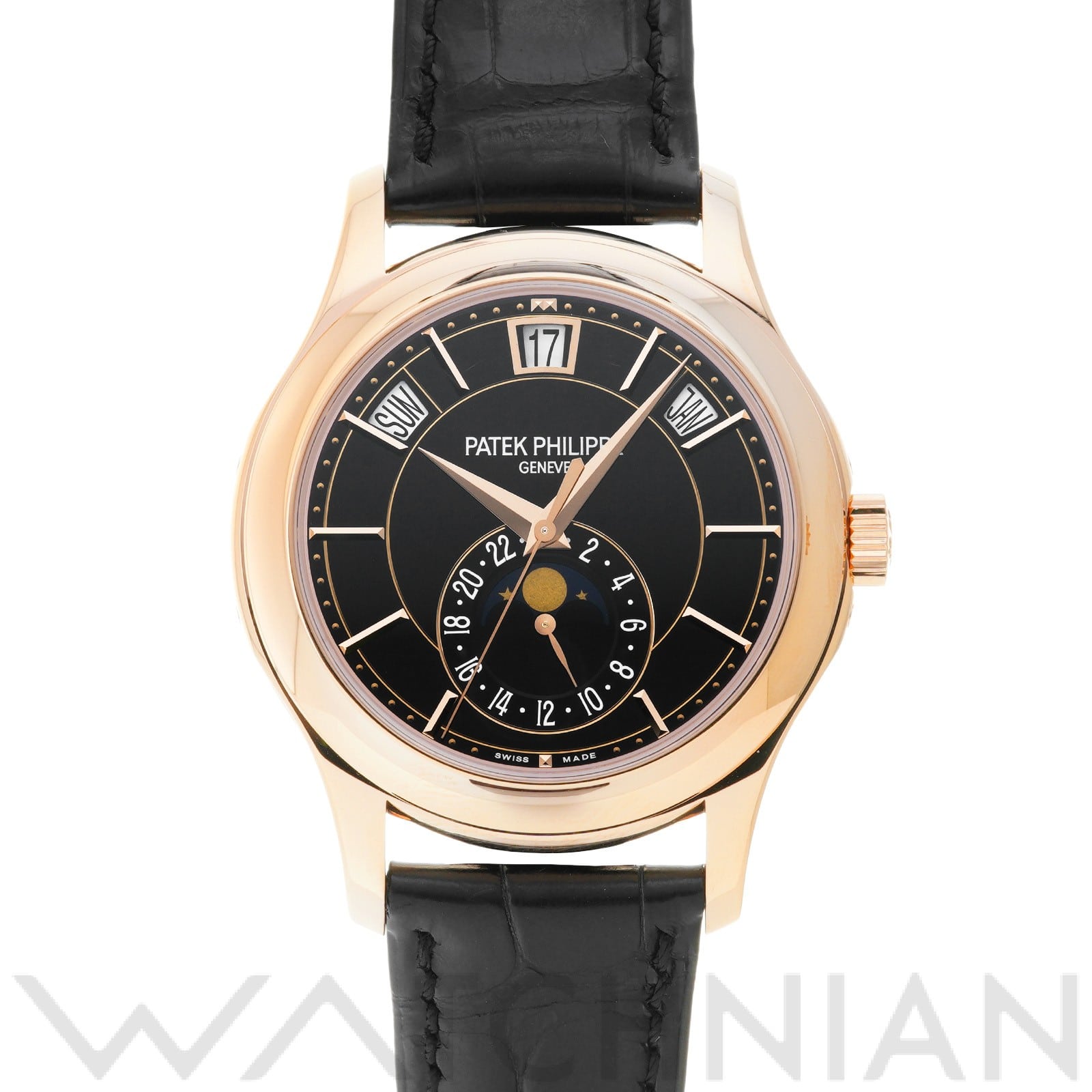 コンプリケーション アニュアルカレンダー 5205R-010 ラック・ブラック パテックフィリップ PATEK PHILIPPE メンズ 【中古】