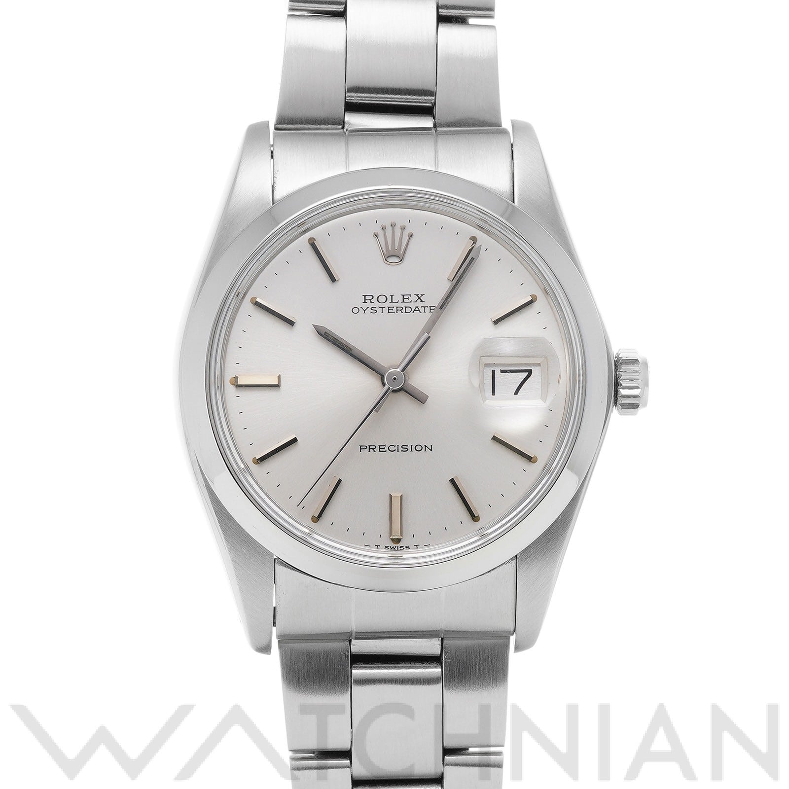 ロレックス オイスター デイト 6694 シルバー メンズ 時計 【中古】【wristwatch】