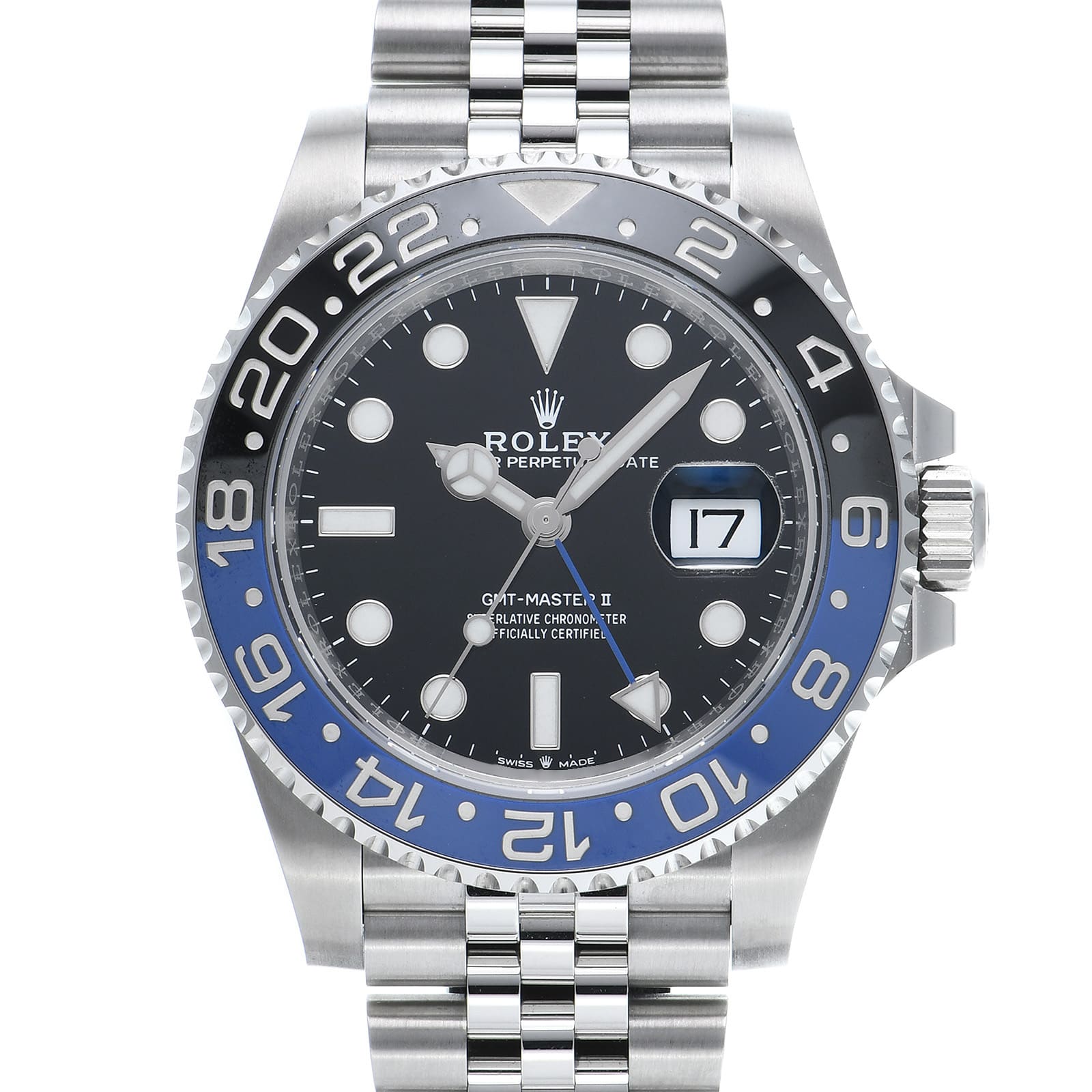 ロレックス GMTマスターII 126710BLNR ブラック メンズ 時計 【中古】【wristwatch】